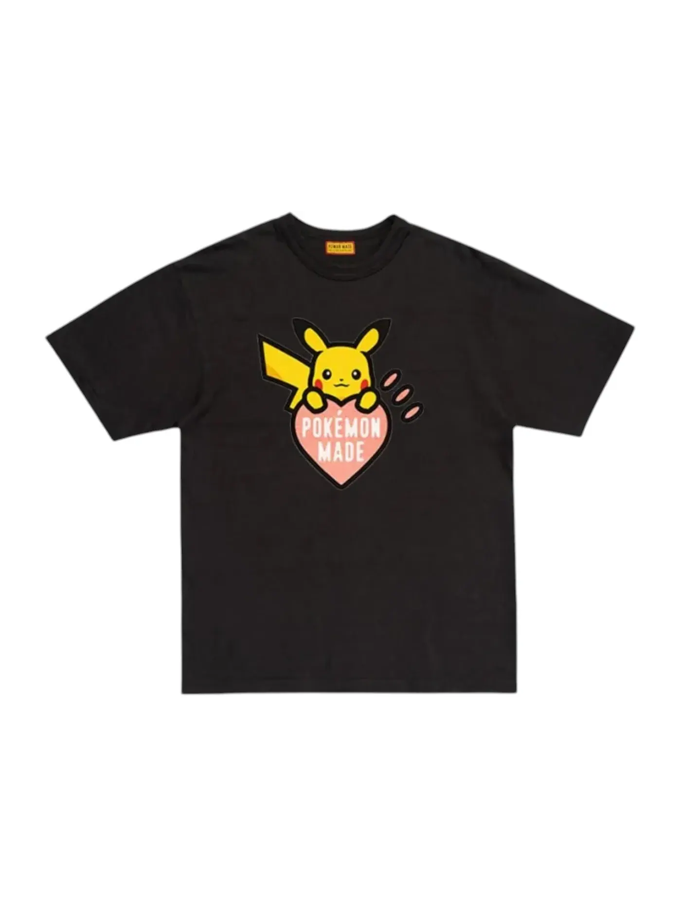 Мужская футболка с принтом Human Made x Pokemon Graphic Pikachu Seoul T-shirt — изображение 1 из 1, черный