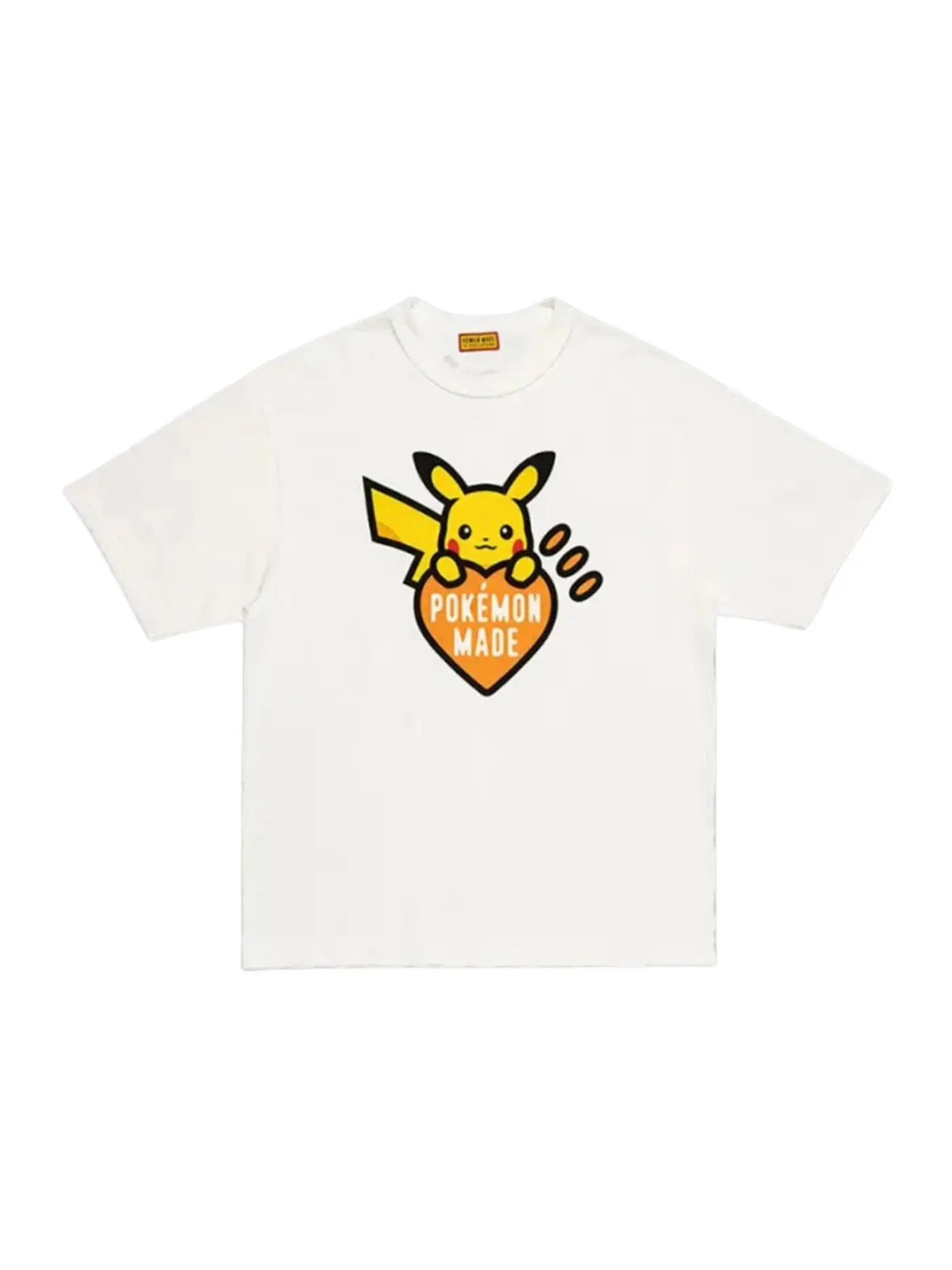Мужская футболка с принтом Human Made x Pokemon Graphic Pikachu Shibuya — изображение 1 из 1, белый
