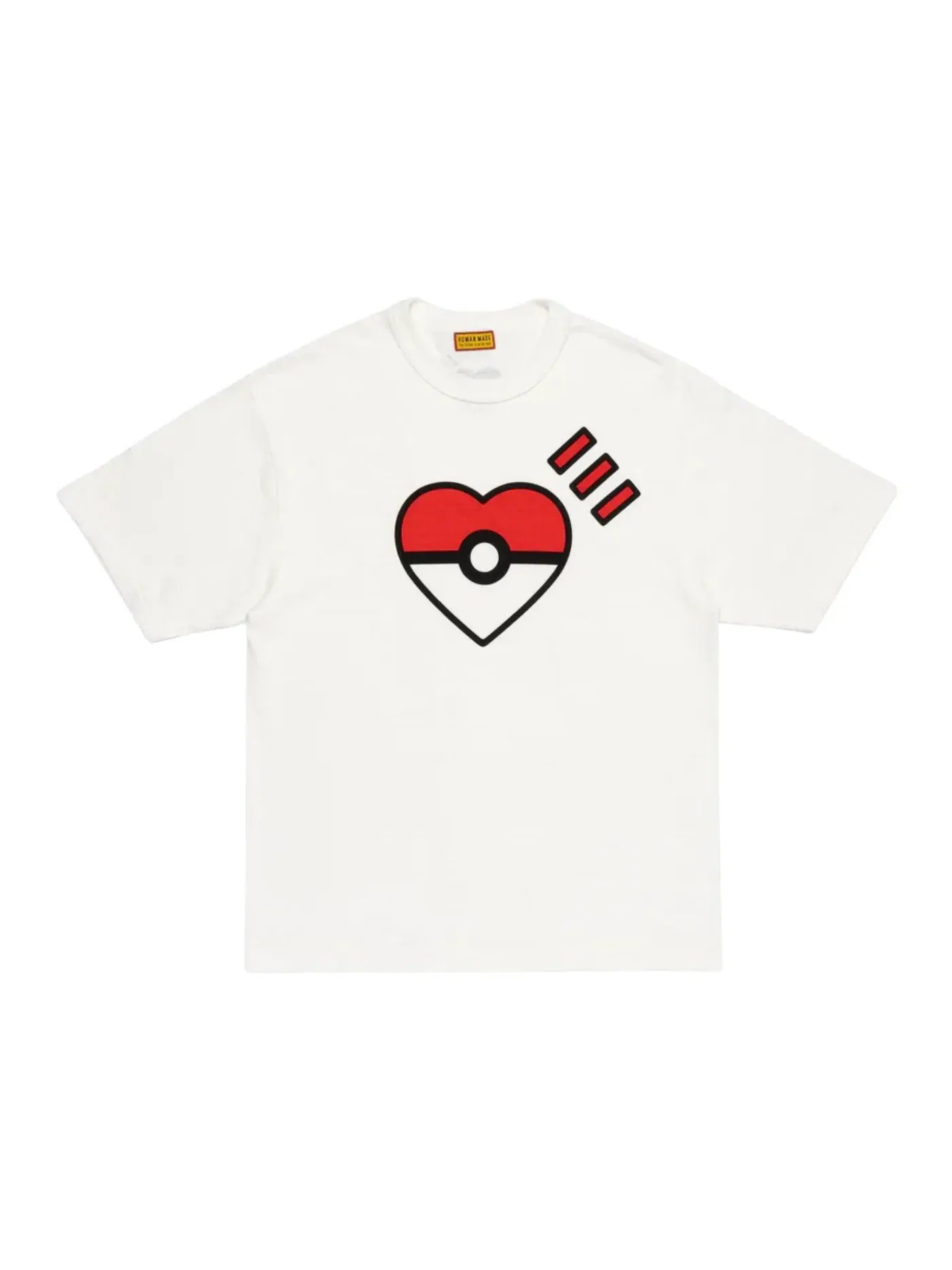 Мужская футболка с принтом Human Made x Pokemon Graphic T-shirt Human Made — изображение 1 из 2, белый