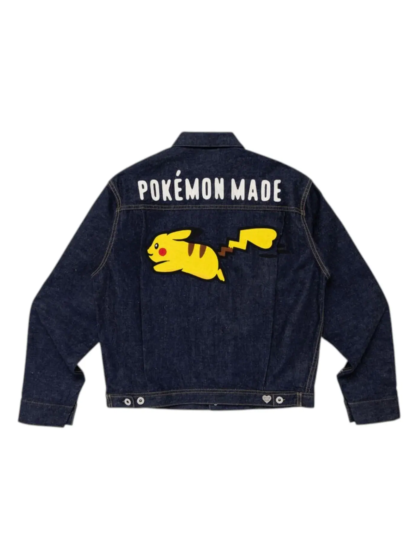 Мужская джинсовая куртка с принтом Jacket Human Made — изображение 1 из 2, синий
