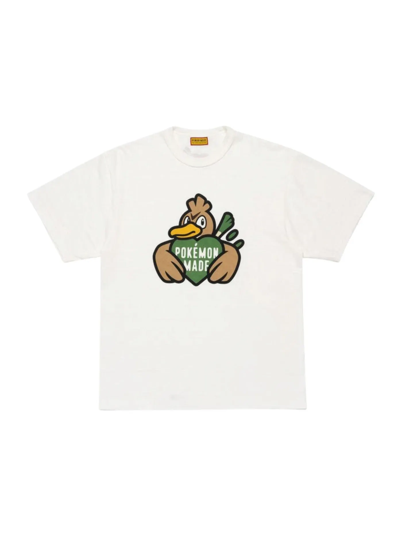 Мужская футболка с принтом Human Made x Pokemon Made Graphic Kamonegi T-shirt Human Made — изображение 1 из 2, белый