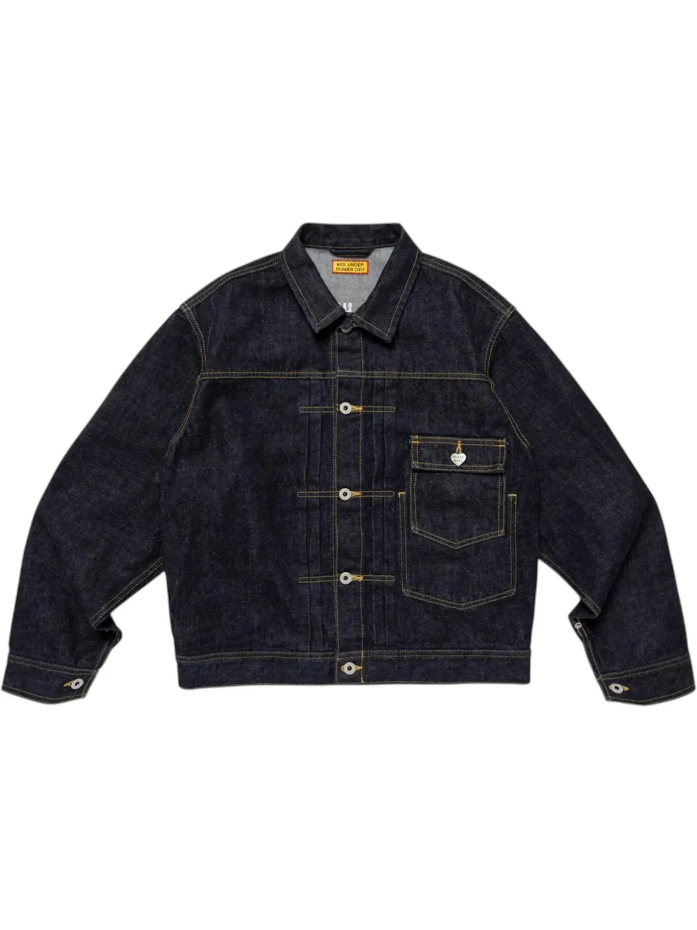 Мужская джинсовая куртка Human Made x Undercover Denim Jacket — изображение 1 из 2, синий