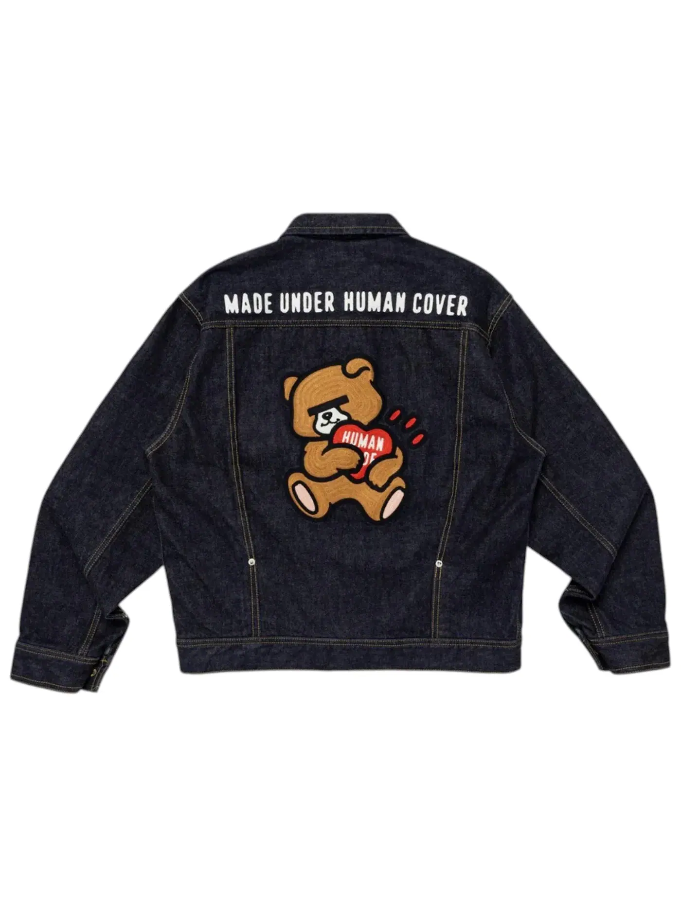 Мужская джинсовая куртка Human Made x Undercover Denim Jacket — изображение 2 из 2, синий