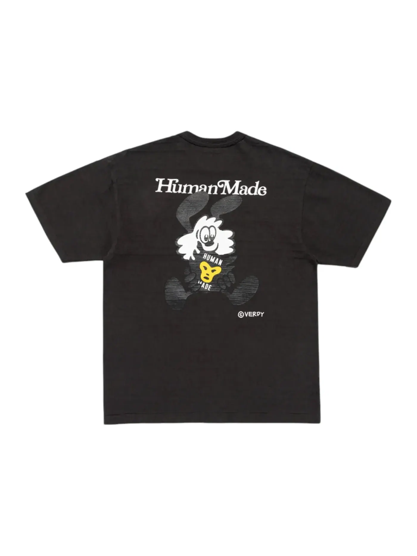 Мужская футболка с принтом Human Made x Verdy T-shirt — изображение 1 из 2, черный