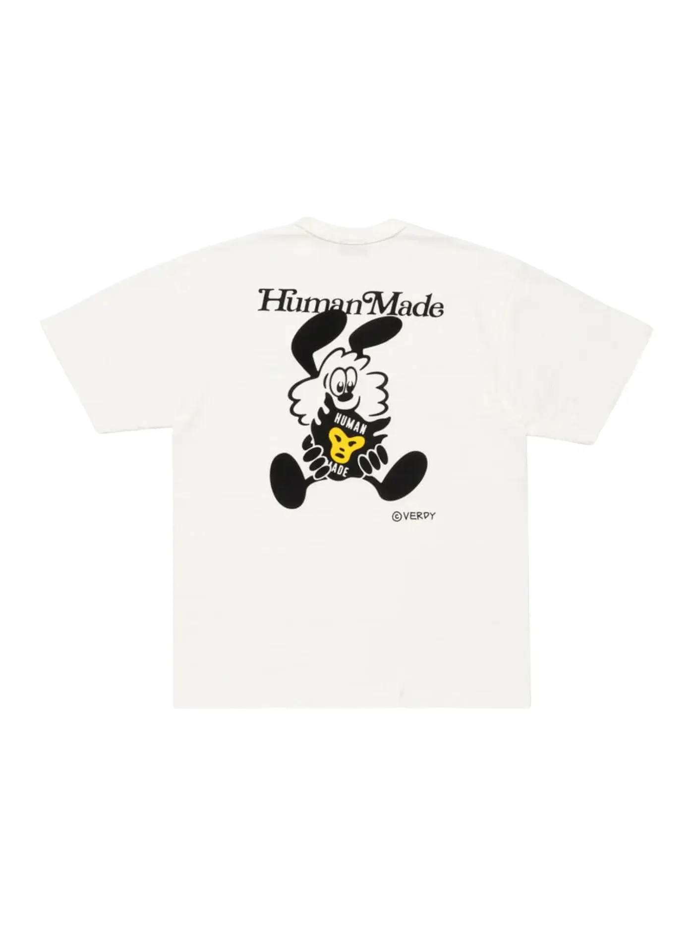 Мужская футболка с принтом Human Made x Verdy T-shirt — изображение 1 из 2, белый