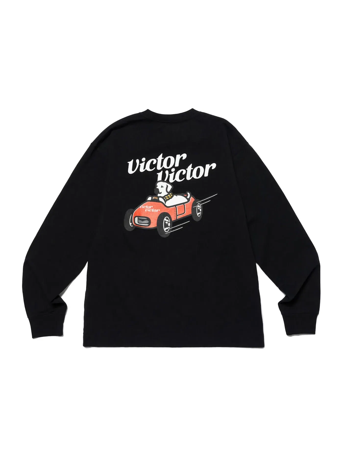 Мужская футболка с длинным рукавом Human Made x Victor Victor T-Shirt — изображение 1 из 2, черный