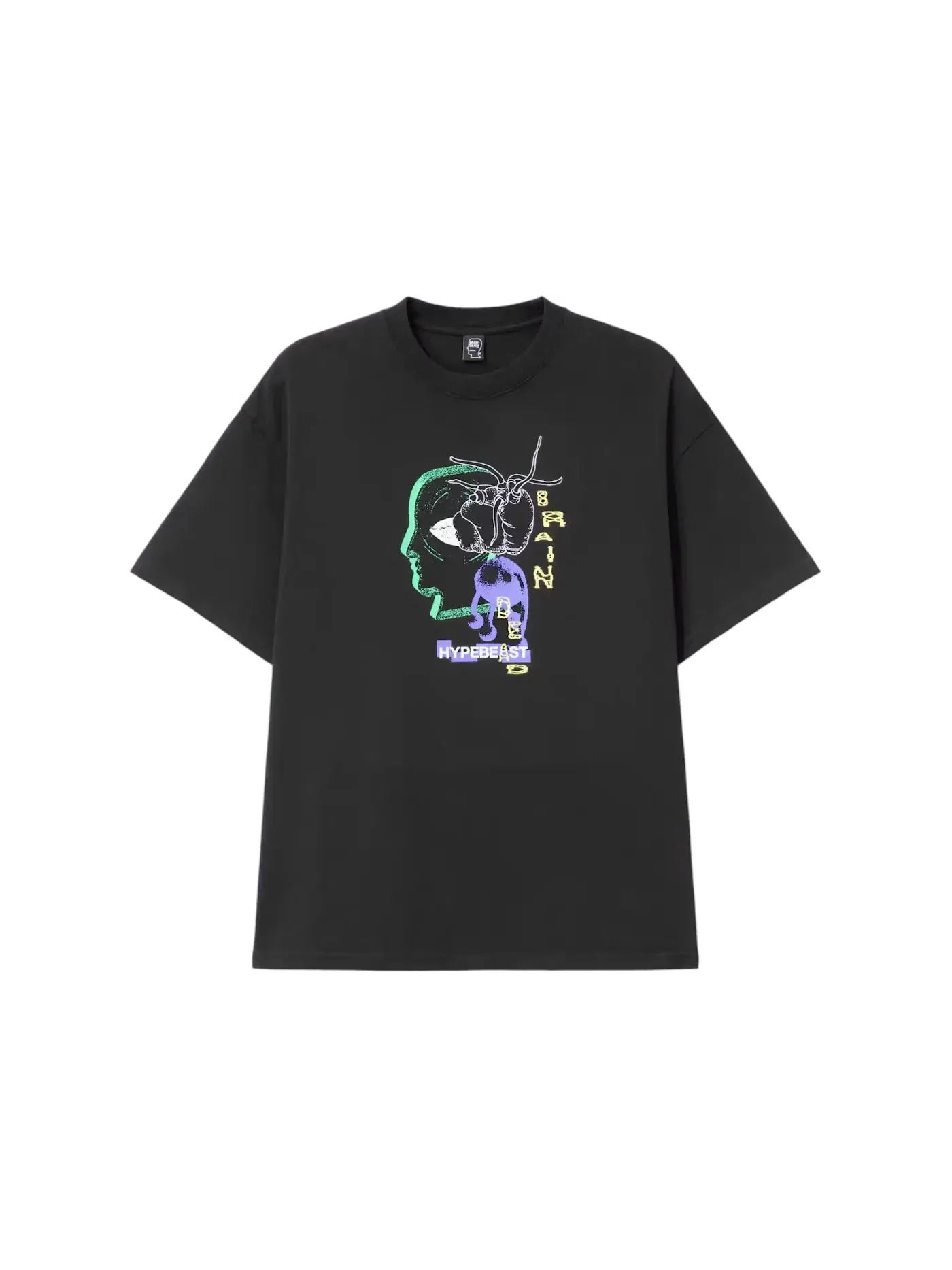 Мужская футболка с принтом Hypebeast x Brain Dead 20th Anniversary T-shirt