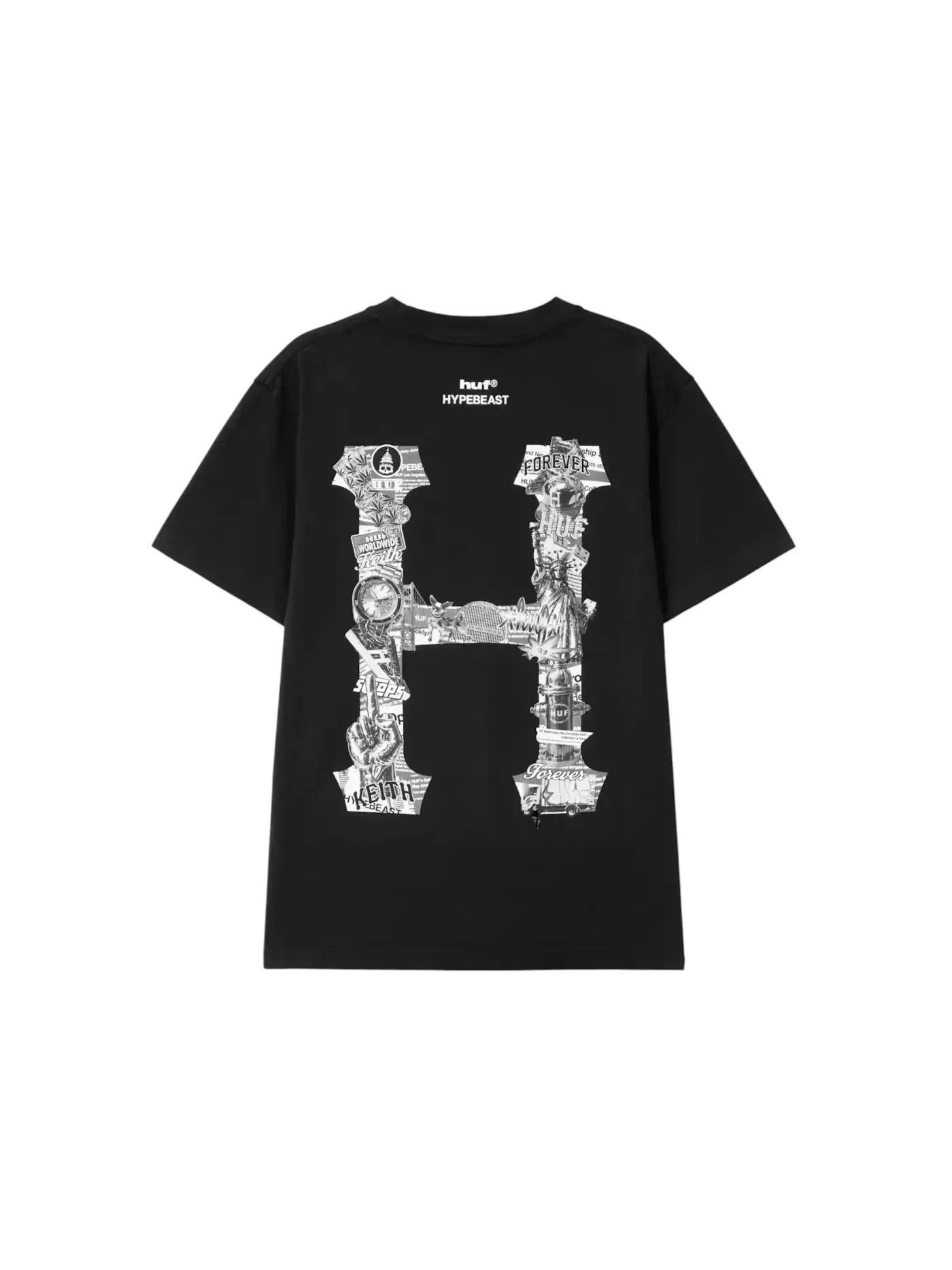 Мужская футболка с принтом Hypebeast x Huf 20th Anniversary T-shirt Hypebeast