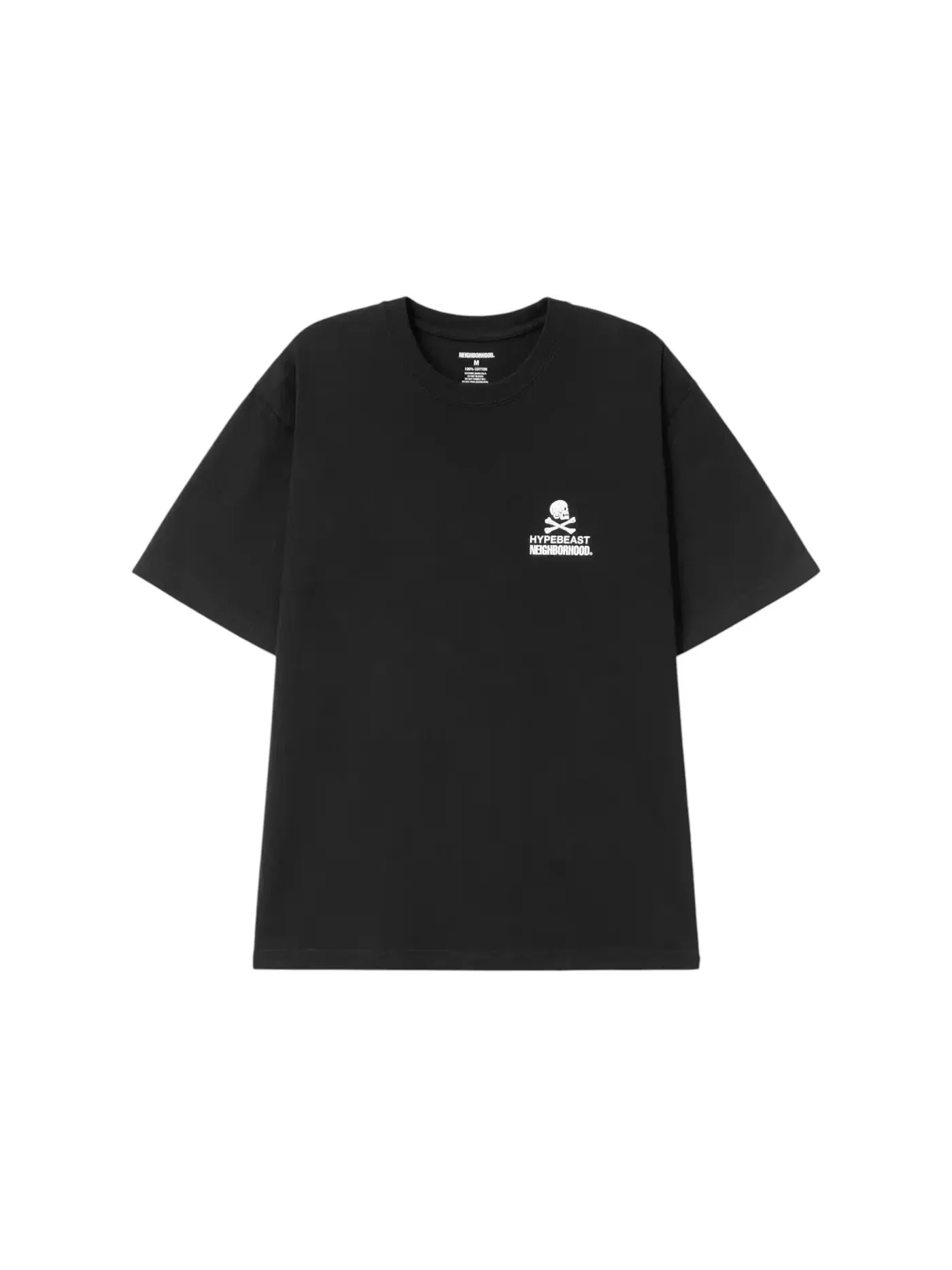 Мужская футболка с принтом Hypebeast x Neighborhood 20th Anniversary T-shirt Hypebeast — изображение 2 из 2, черный