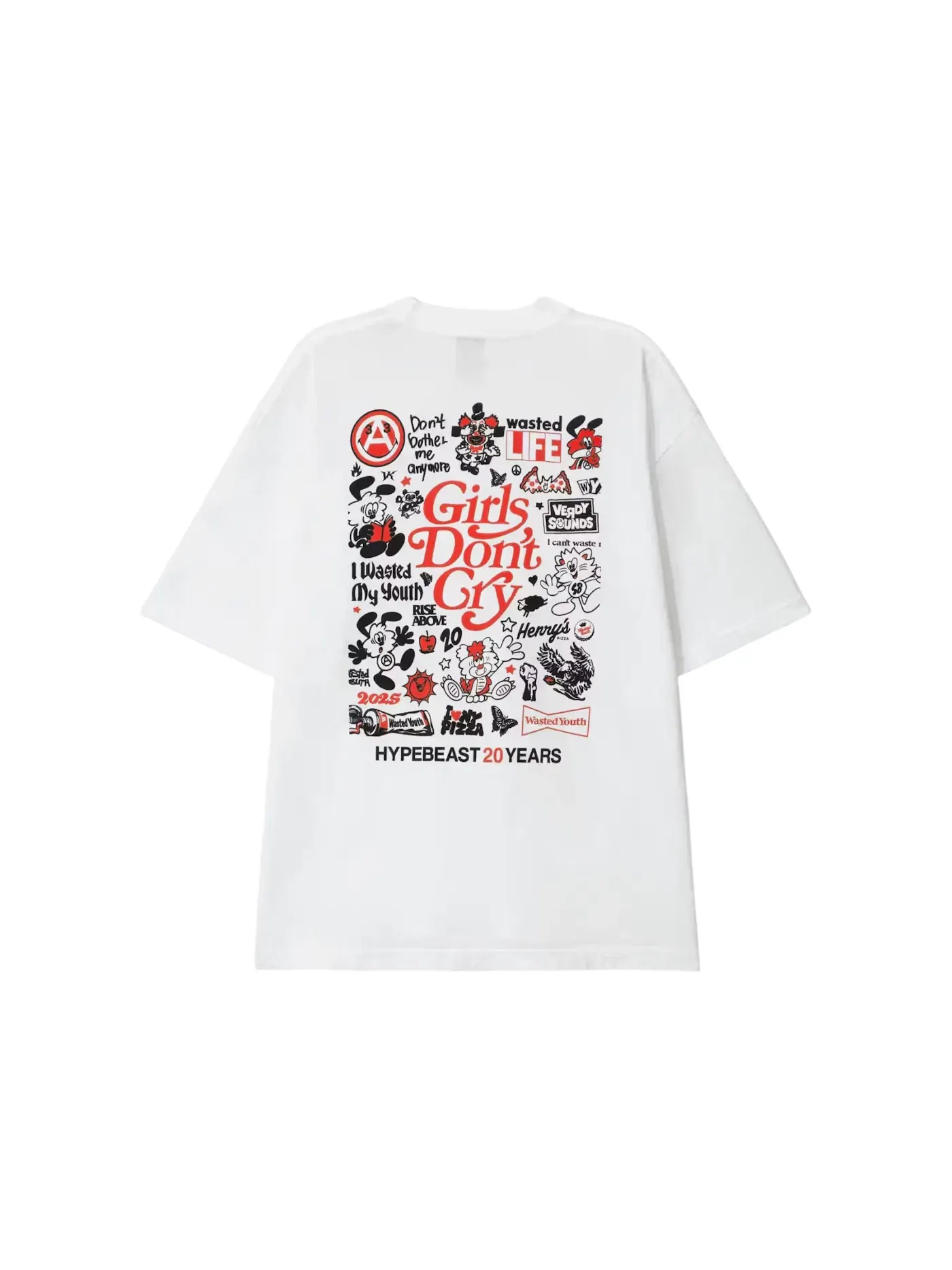 Мужская футболка с принтом Hypebeast x Verdy 20th Anniversary T-shirt Hypebeast