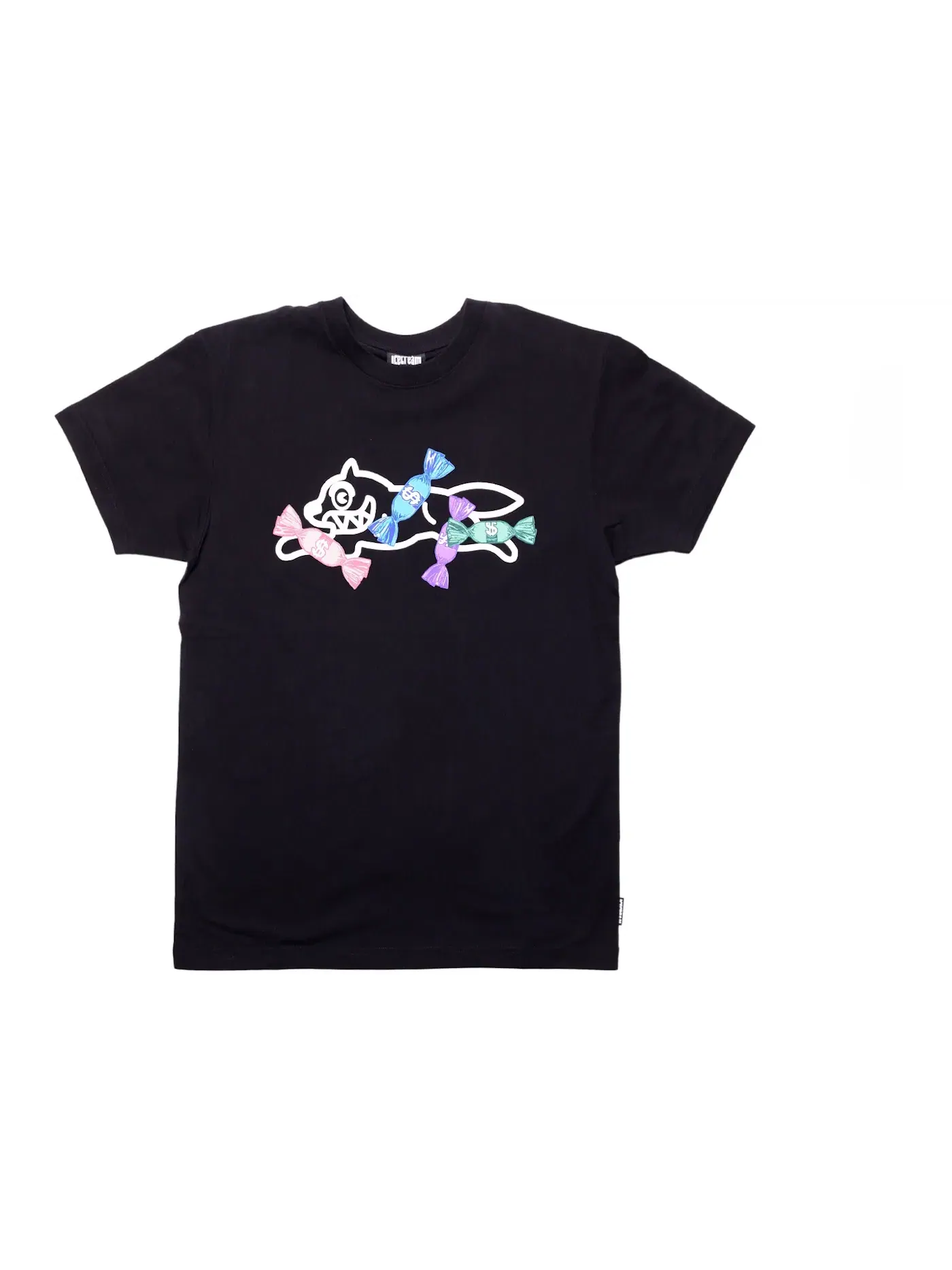 Мужская футболка с принтом Ice Cream Tee — изображение 1 из 1, черный