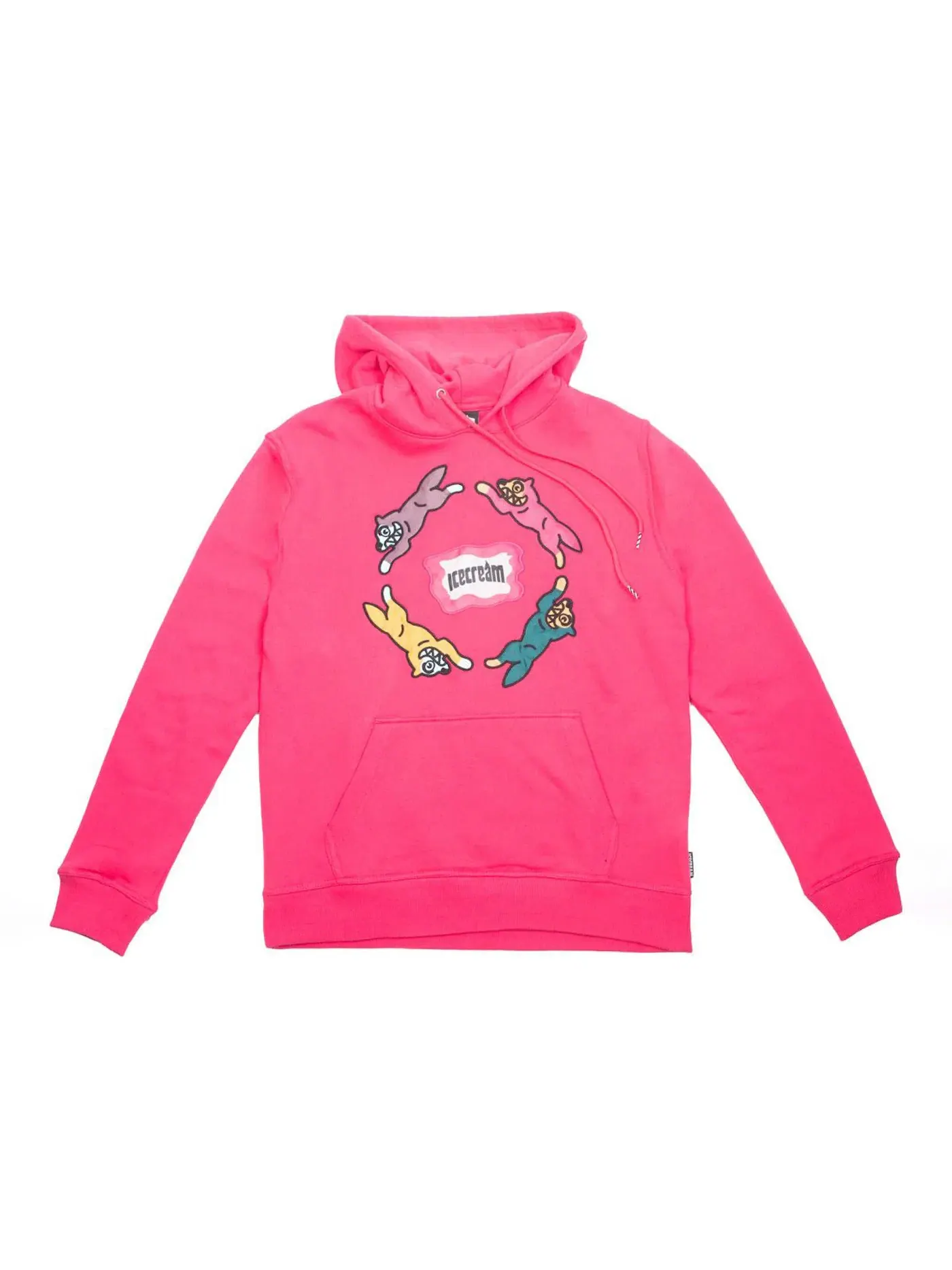 Мужская худи с принтом Ice Cream Hoodie Ice Cream — изображение 1 из 1, розовый