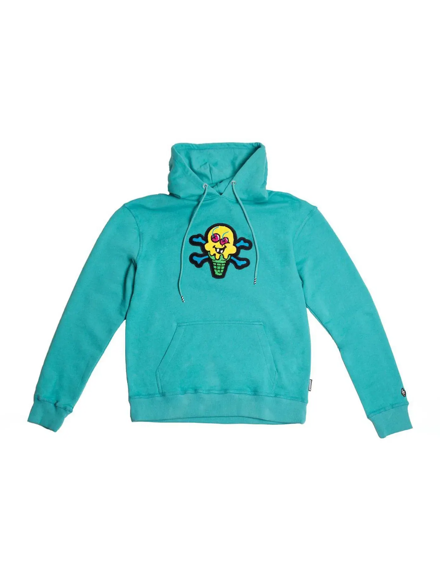 Мужская худи с принтом Ice Cream Hoodie — изображение 1 из 1, синий/голубой