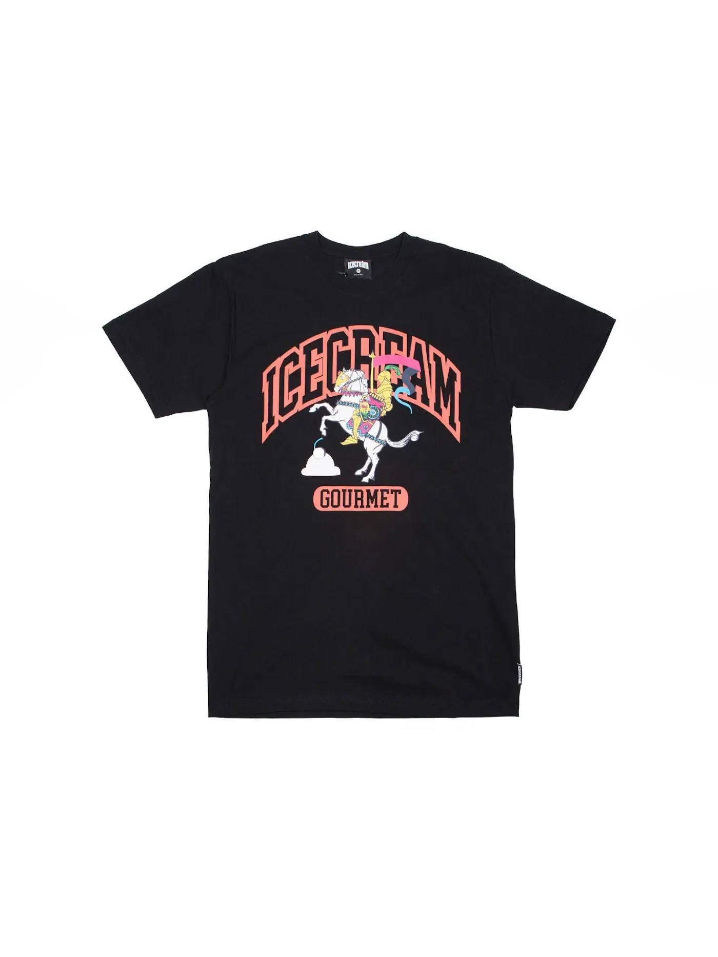 Мужская футболка с принтом Ice Cream Tee — изображение 1 из 1, черный