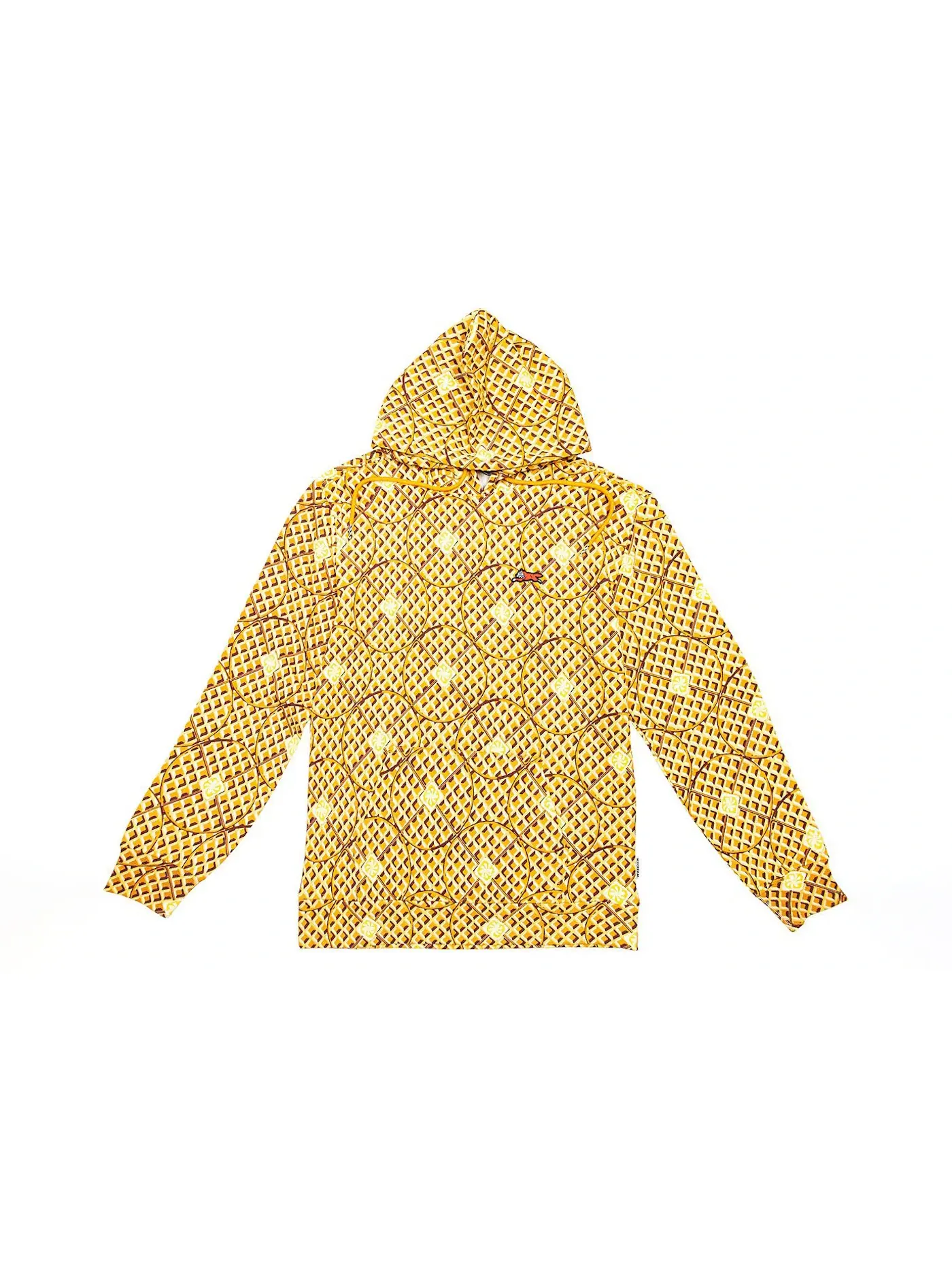 Мужская худи с принтом Ice Cream Cone Hoodie Ice Cream — изображение 1 из 1, коричневый/желтый