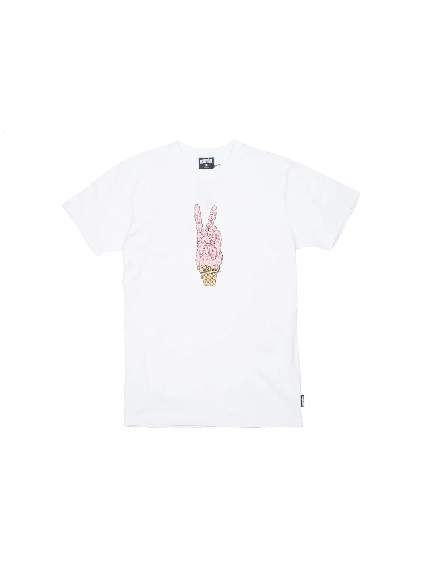 Мужская футболка с принтом Ice Cream Cup Tee Ice Cream — изображение 1 из 1, белый