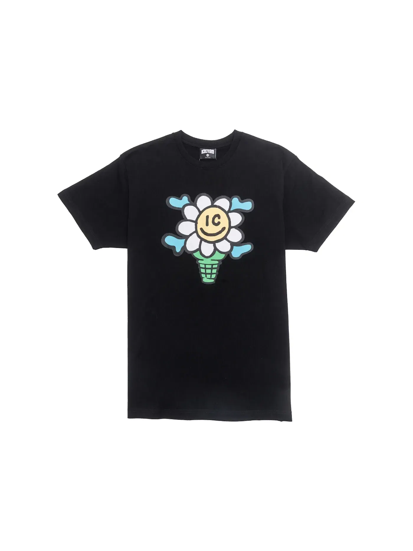 Мужская футболка с принтом Ice Cream Dotty Tee — изображение 1 из 1, черный