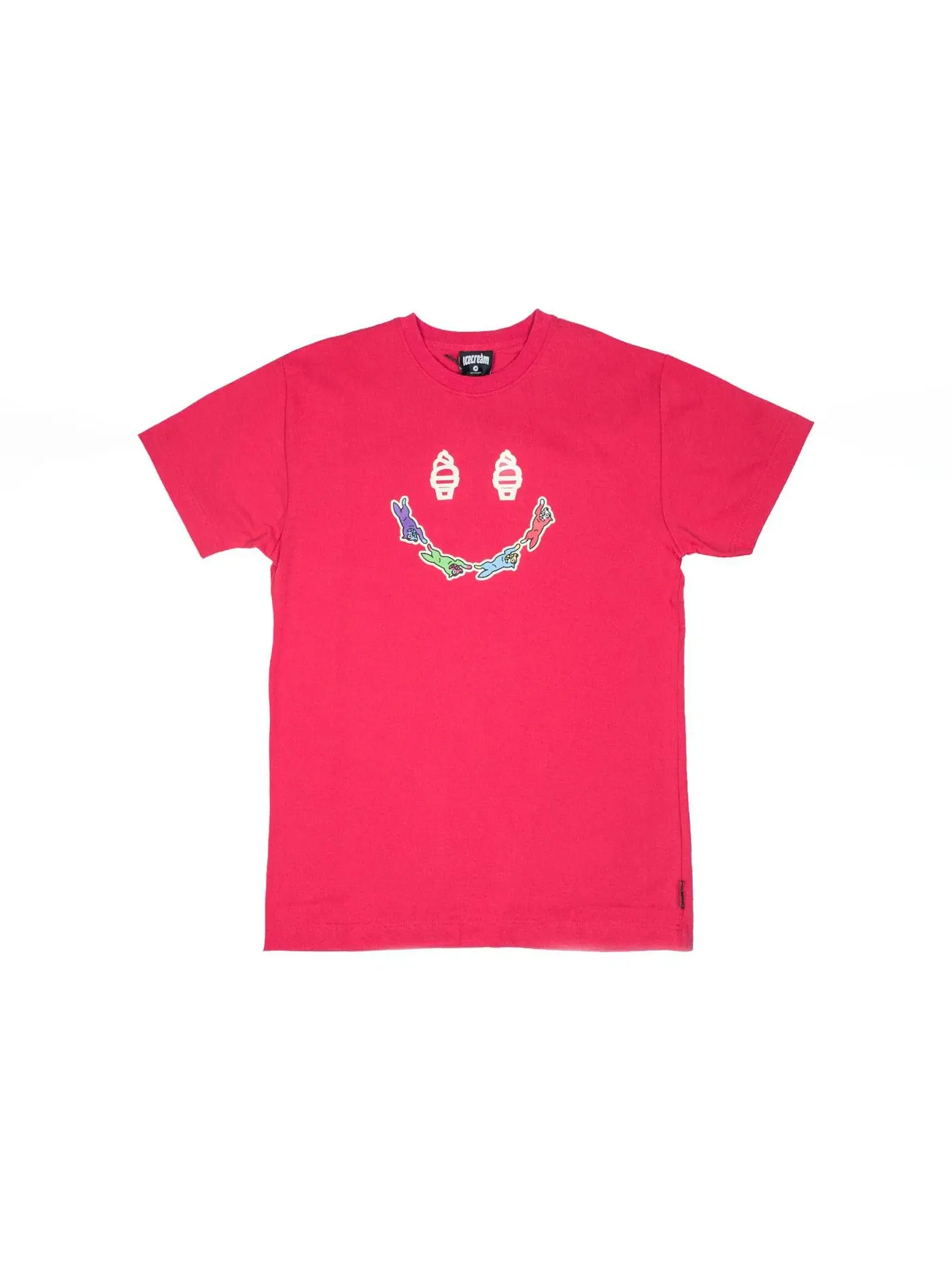 Мужская футболка с принтом Ice Cream Tee — изображение 1 из 1, красный/винный