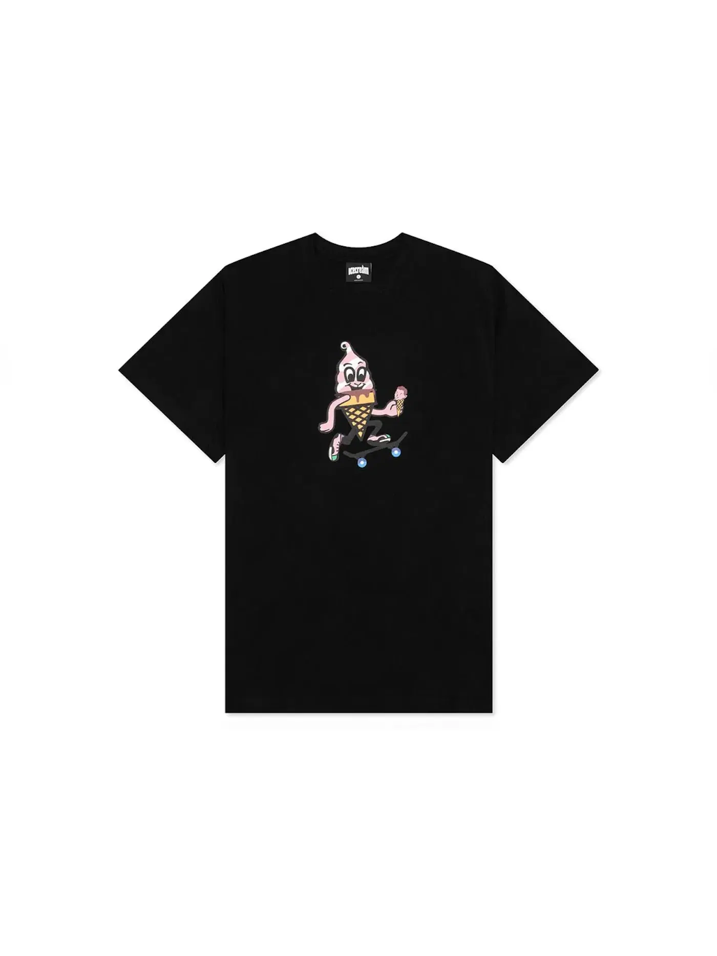 Мужская футболка с принтом Ice Cream Tee — изображение 1 из 2, черный