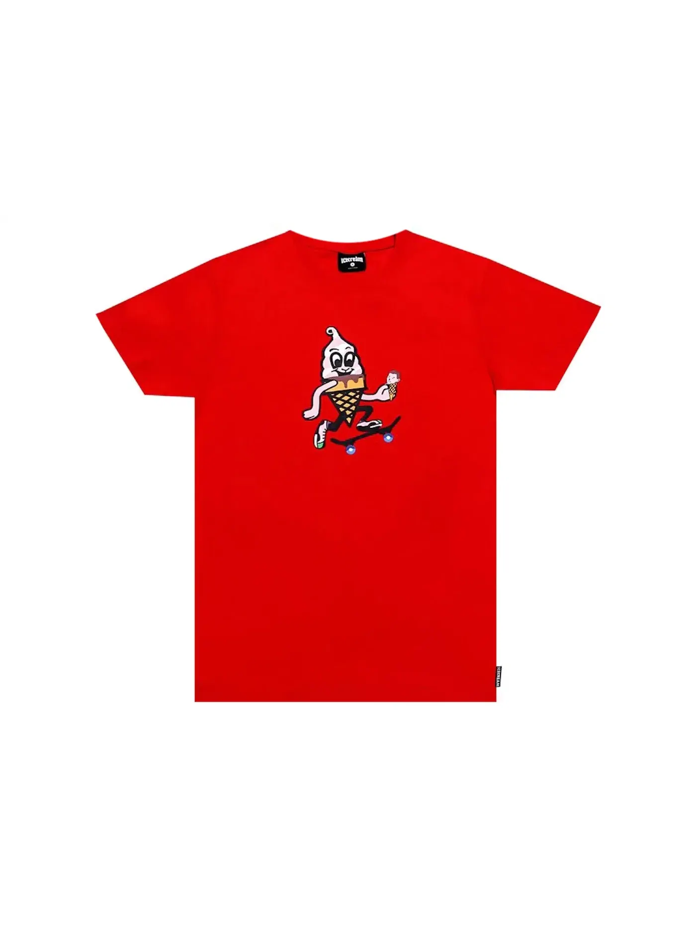 Мужская футболка с принтом Ice Cream Kick Push Tee — изображение 1 из 1, томатный