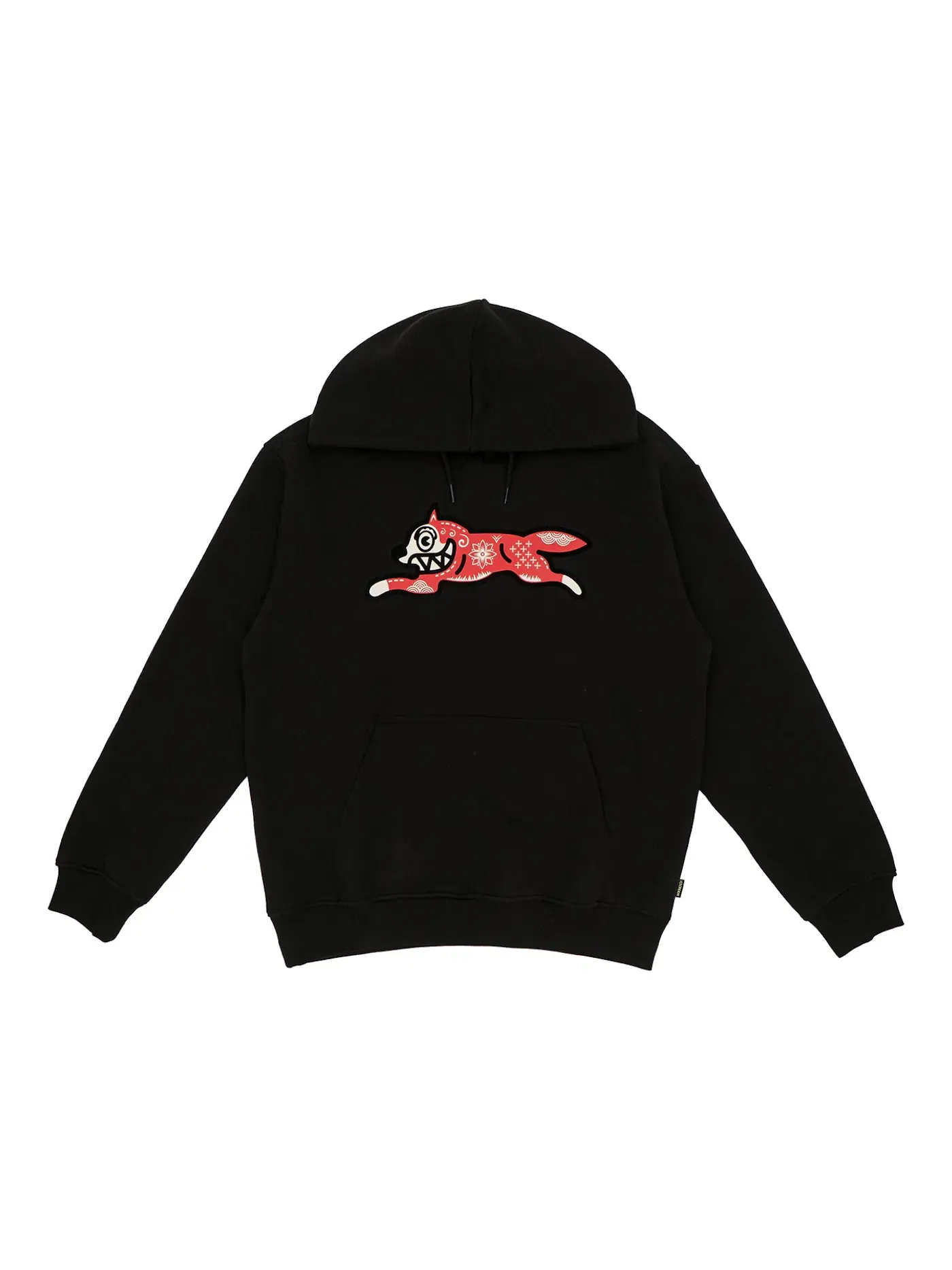 Мужская худи с принтом Ice Cream Kirigami Running Dog Flock Hoodie — изображение 1 из 2, черный