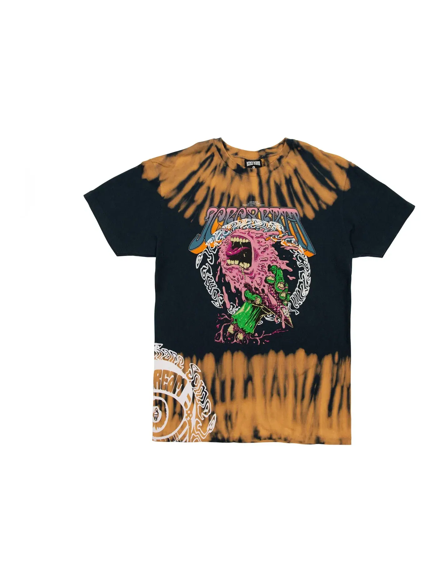 Мужская футболка с принтом Ice Cream Tee — изображение 1 из 1, черный