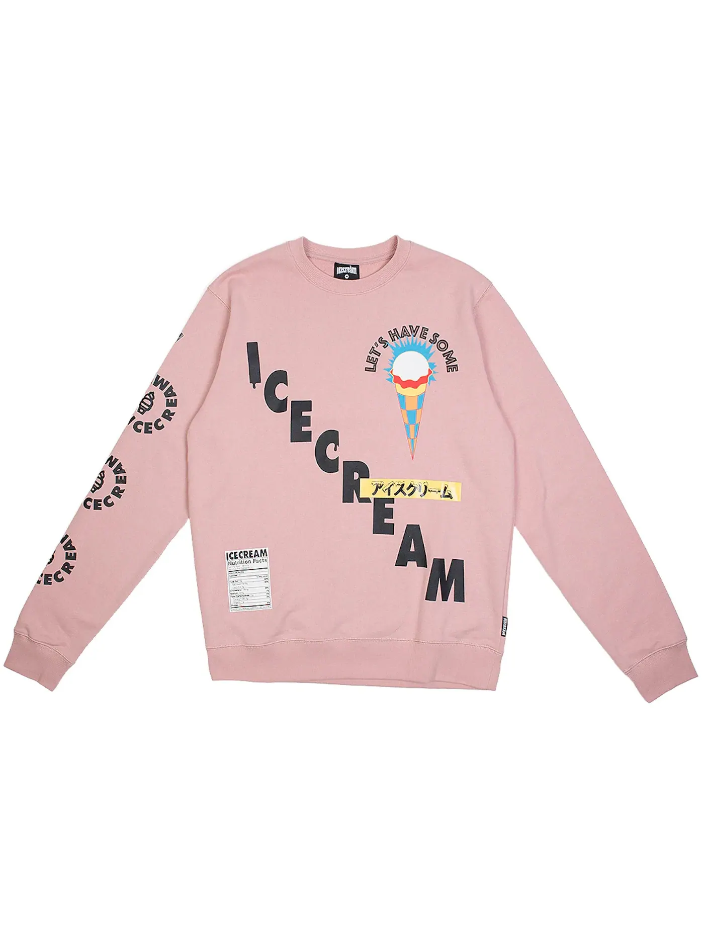 Мужской свитер с принтом Ice Cream Sweater Ice Cream — изображение 1 из 1, розовый