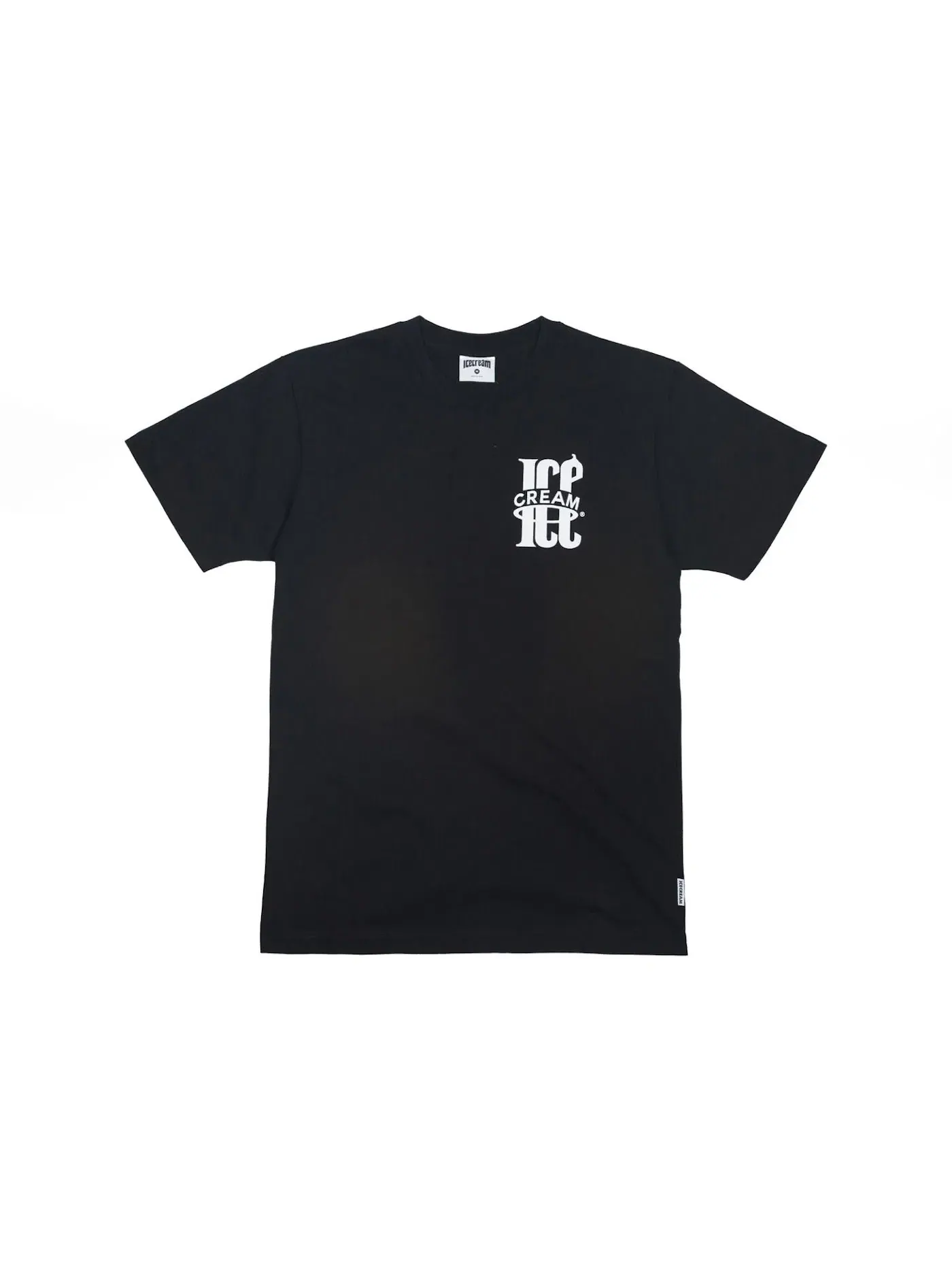 Мужская футболка с принтом Ice Cream Tee Ice Cream — изображение 1 из 1, черный