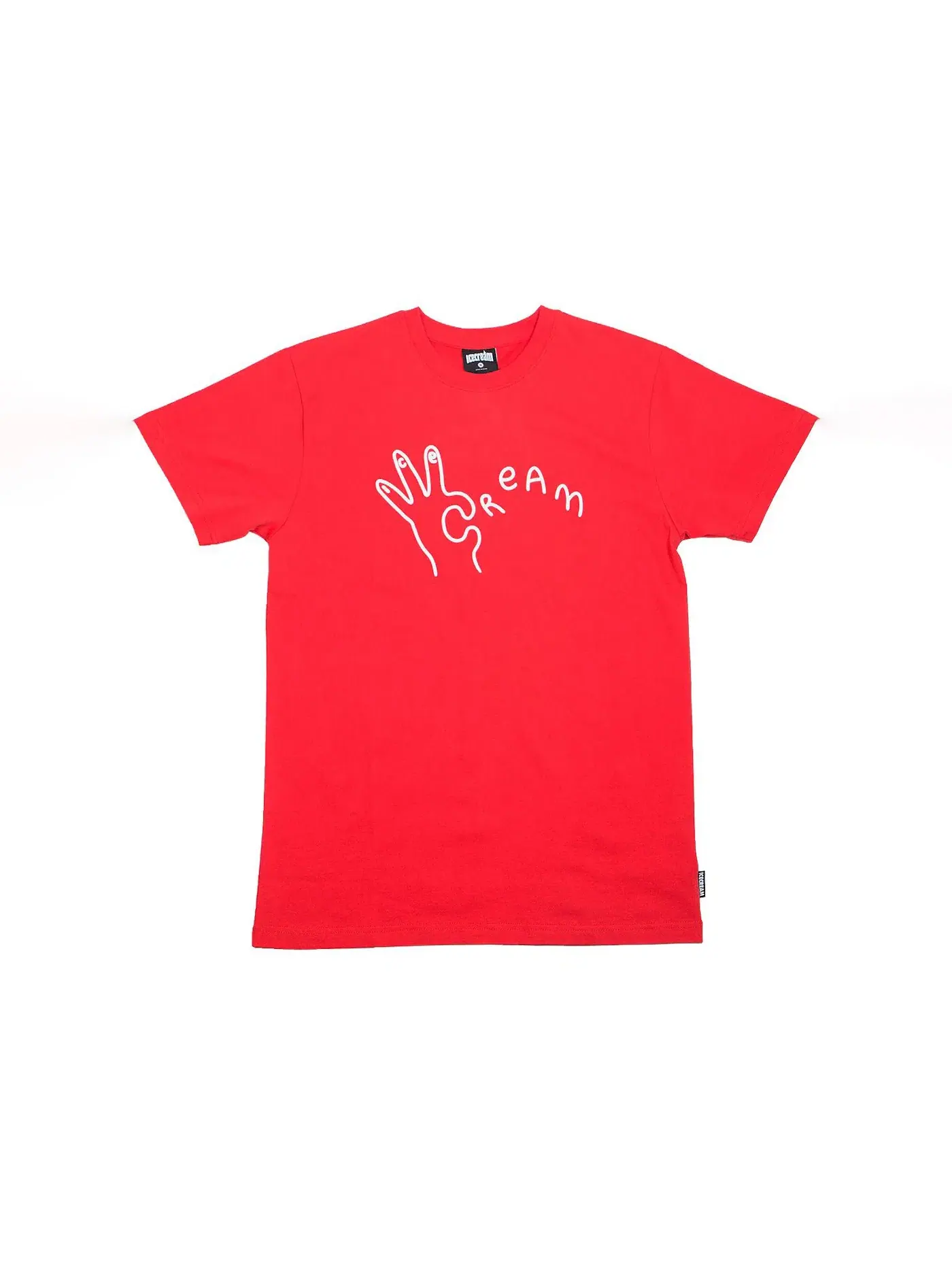 Мужская футболка с принтом Ice Cream Tee Ice Cream — изображение 1 из 1, красный