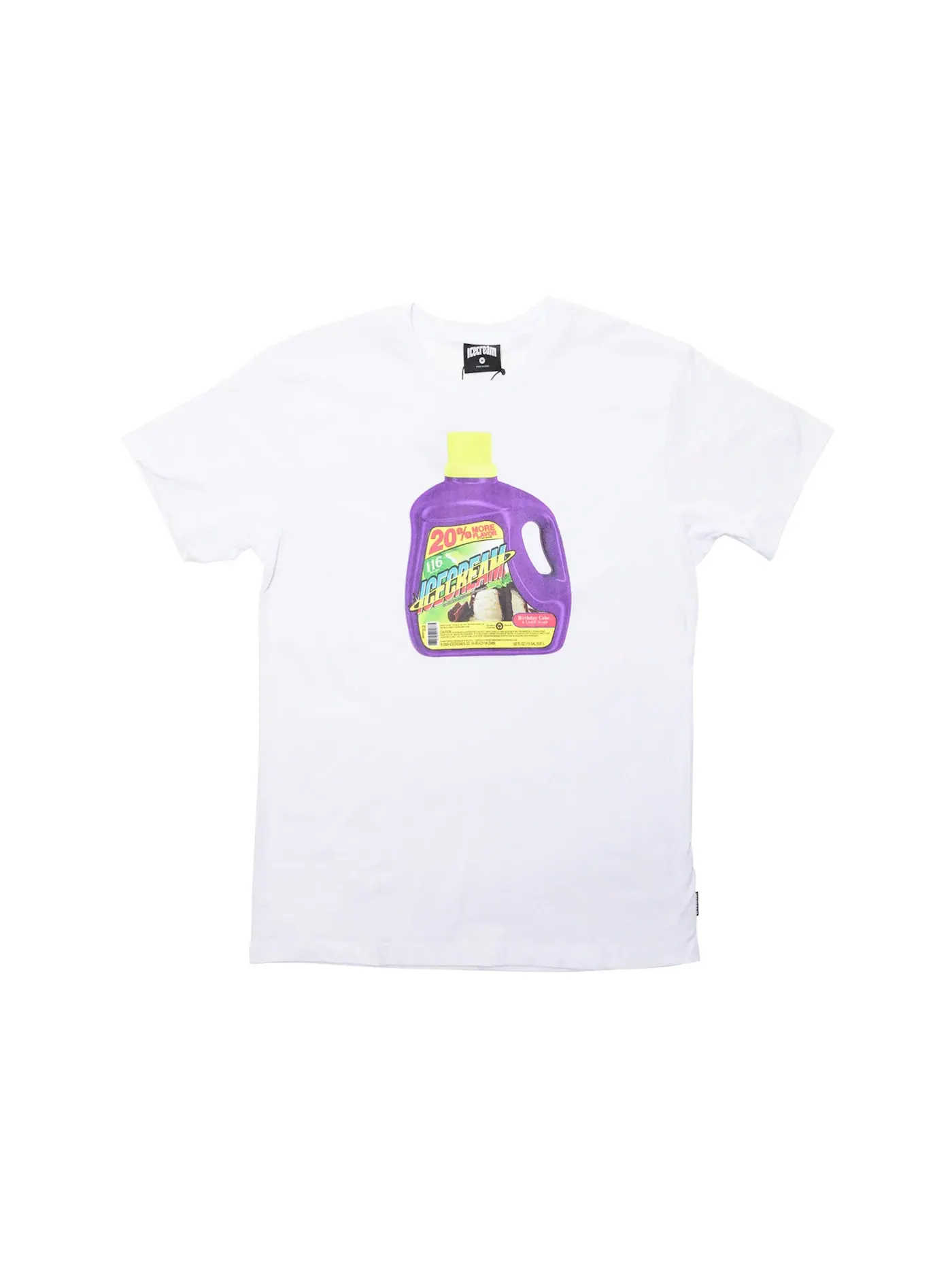 Мужская футболка с принтом Ice Cream Tee — изображение 1 из 1, белый