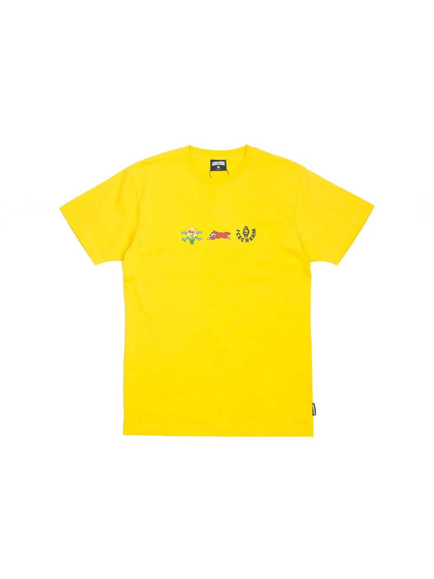 Мужская футболка с принтом Ice Cream Tee Ice Cream — изображение 1 из 1, желтый