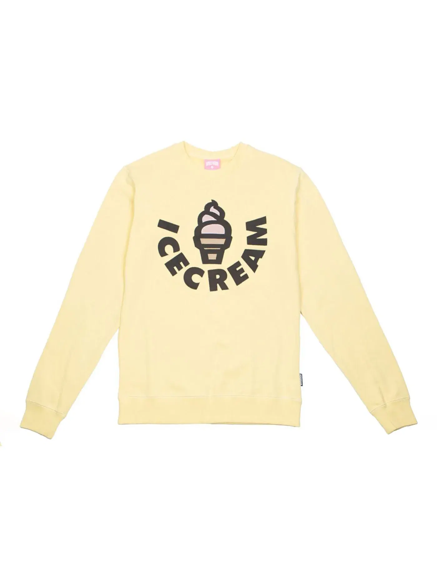 Мужской свитер с принтом Ice Cream Sweater — изображение 1 из 1, желтый