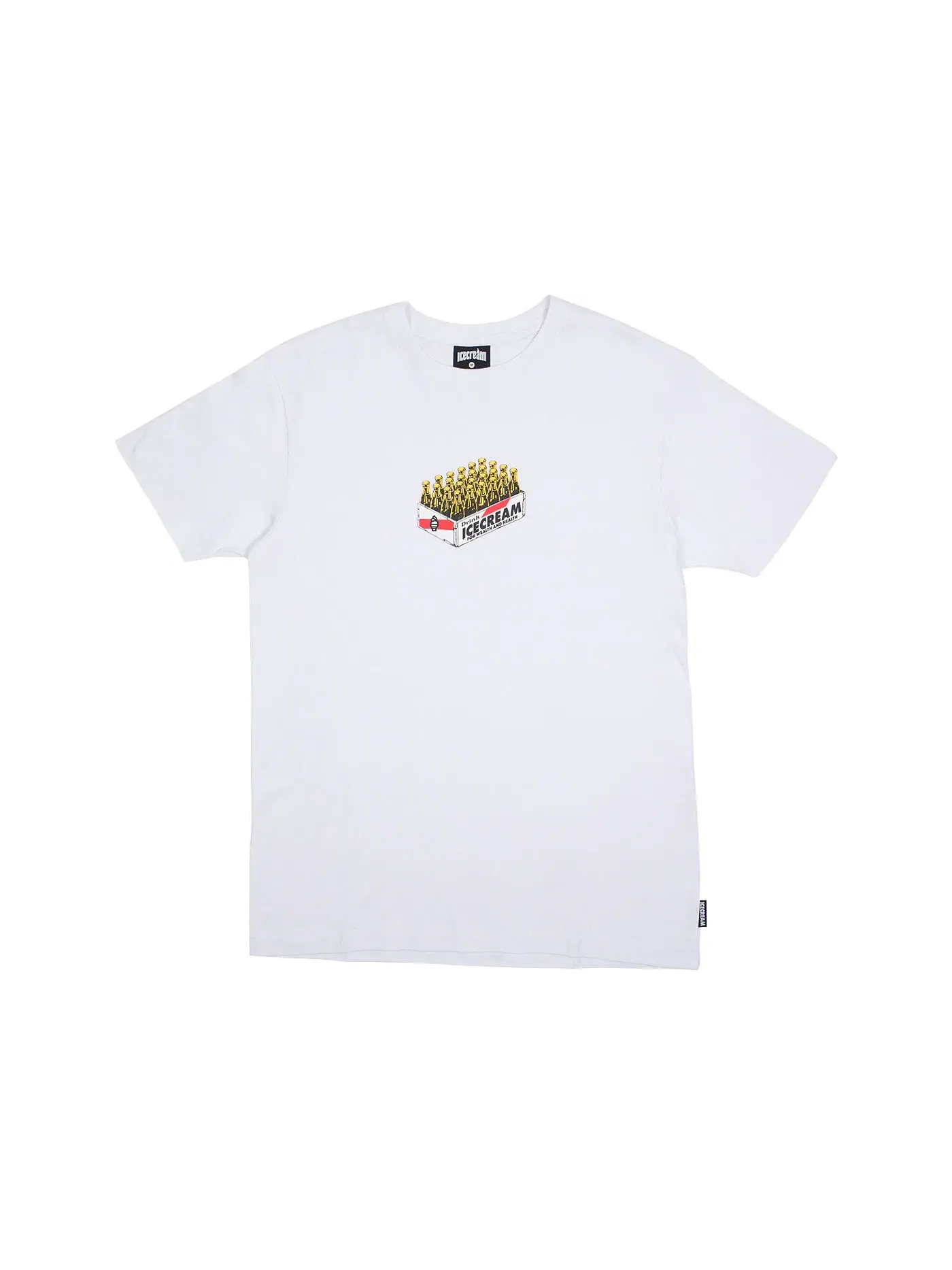 Мужская футболка с принтом Ice Cream Tee — изображение 1 из 1, белый