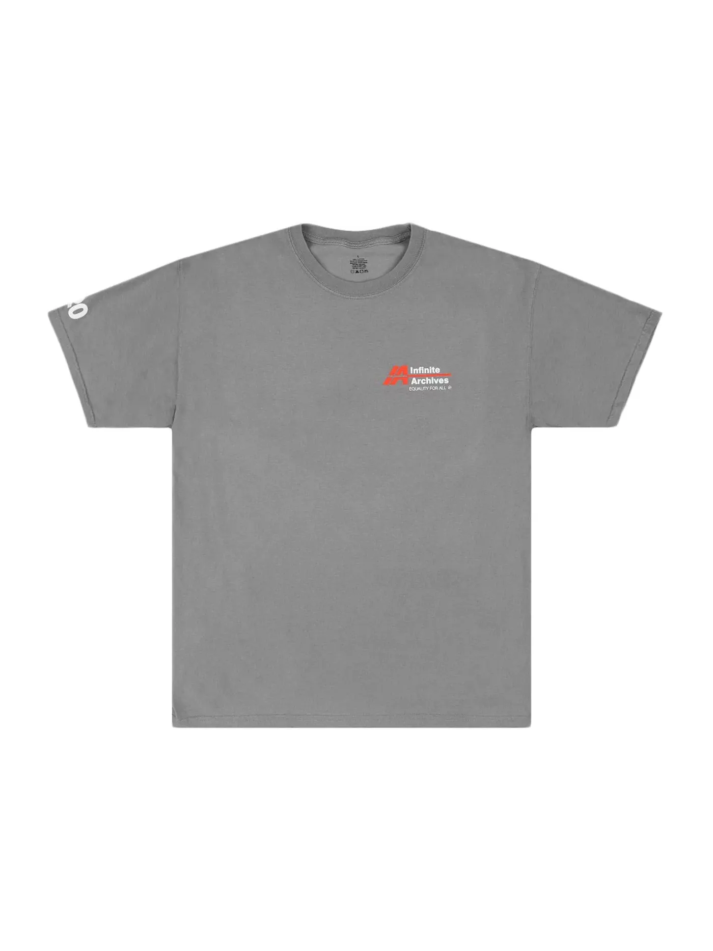 Мужская футболка с принтом Infinite Archives T-shirt — изображение 2 из 2, серый