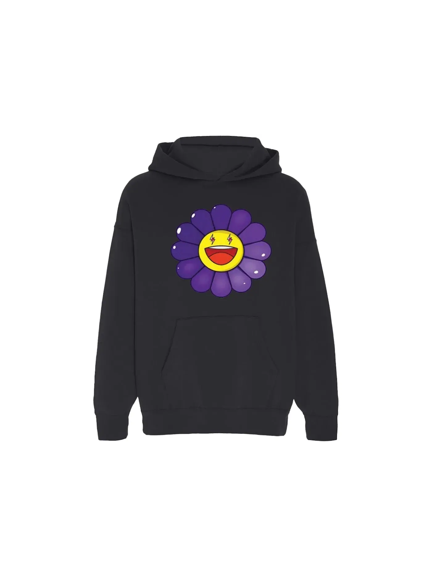 Мужская худи с принтом Large Flower Hoodie J Balvin