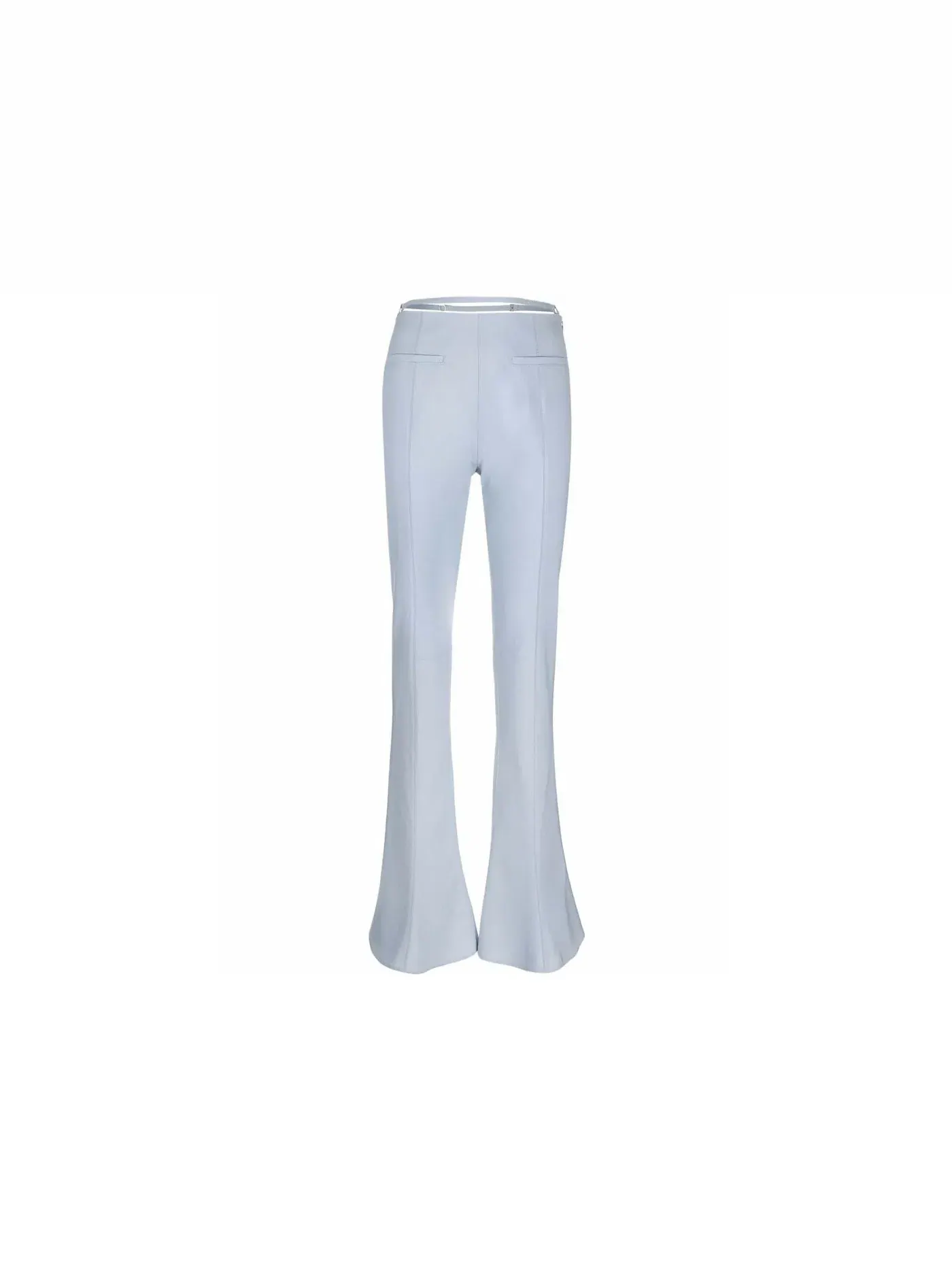 Женские брюки клеш с высокой посадкой Jacquemus Trousers — изображение 1 из 1, синий