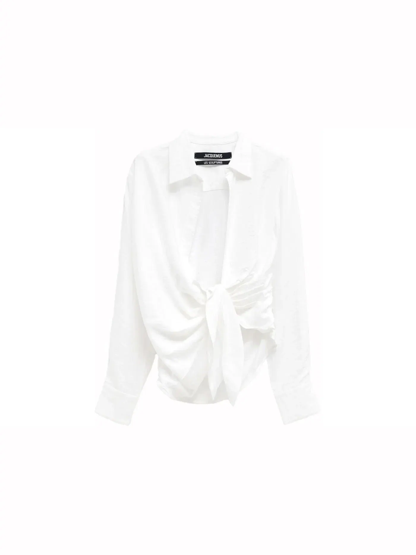 Женская рубашка с длинным рукавом La Chemise Bahia Jacquemus — изображение 1 из 2, черный