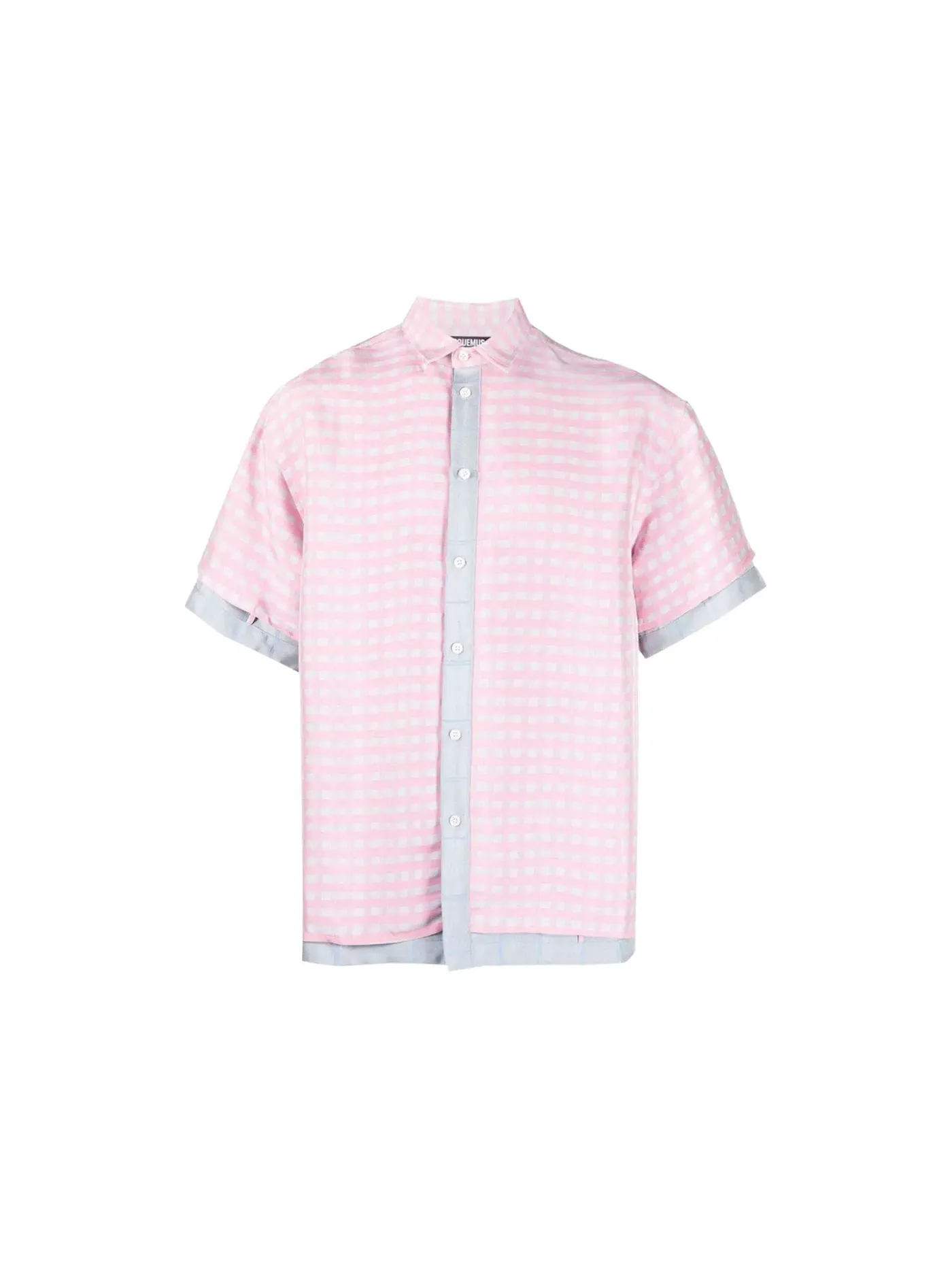 Мужская рубашка с принтом Jacquemus La Chemise Melancia Shirt — изображение 1 из 1, розовый