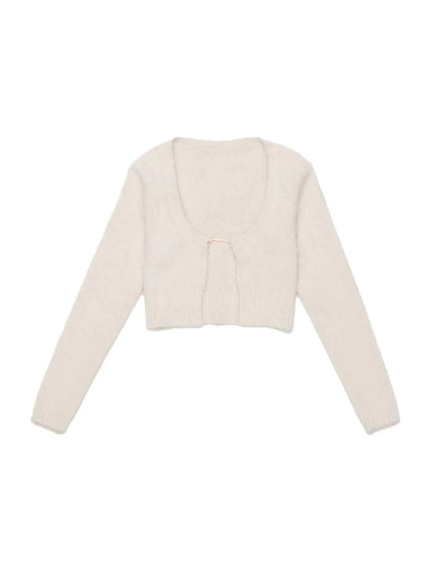 Женский топ с длинным рукавом Jacquemus Top — изображение 1 из 1, кремовый
