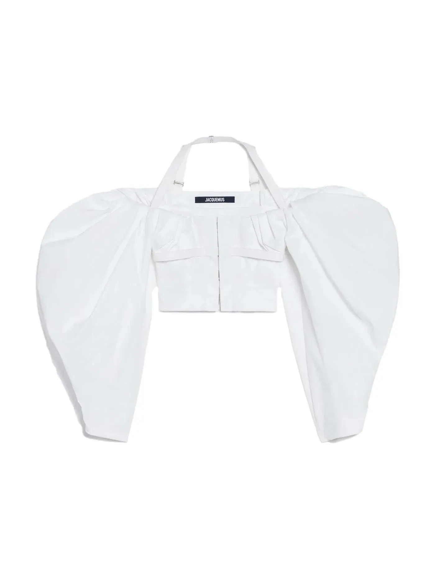 Женская рубашка из тафты Shirt Jacquemus — изображение 1 из 1, белый