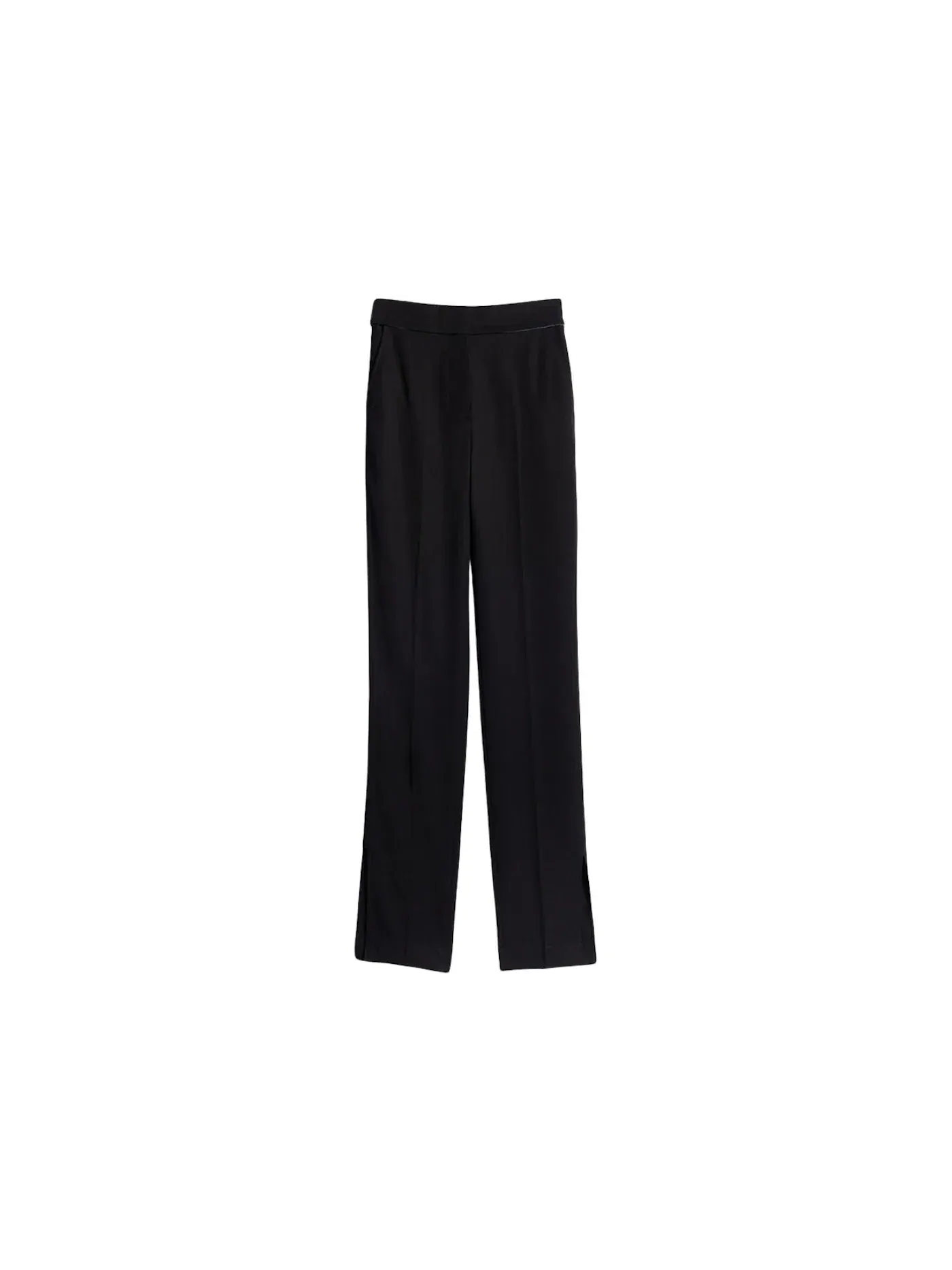 Женские брюки с разрезом Le Pantalon Tibau Slit Jacquemus — изображение 1 из 1, черный