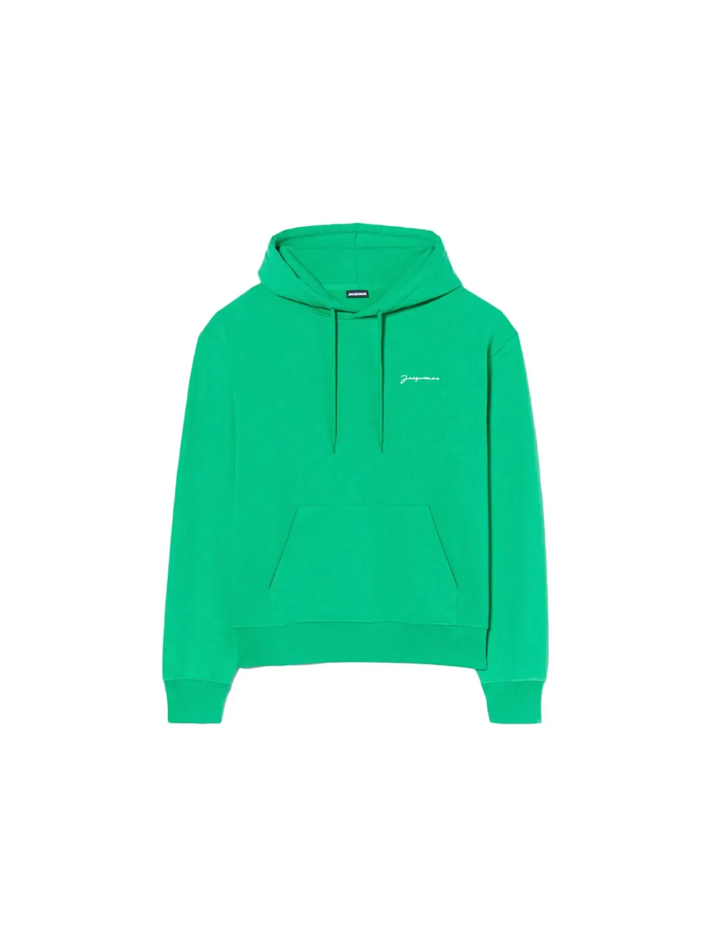 Мужской худи с вышивкой Jacquemus Le Sweatshirt Brode Embroidered Logo Hoodie — изображение 1 из 2, зеленый