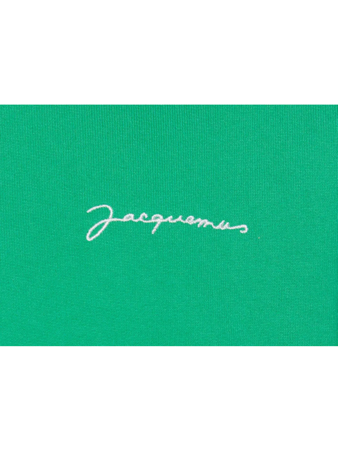 Мужской худи с вышивкой Jacquemus Le Sweatshirt Brode Embroidered Logo Hoodie — изображение 2 из 2, зеленый