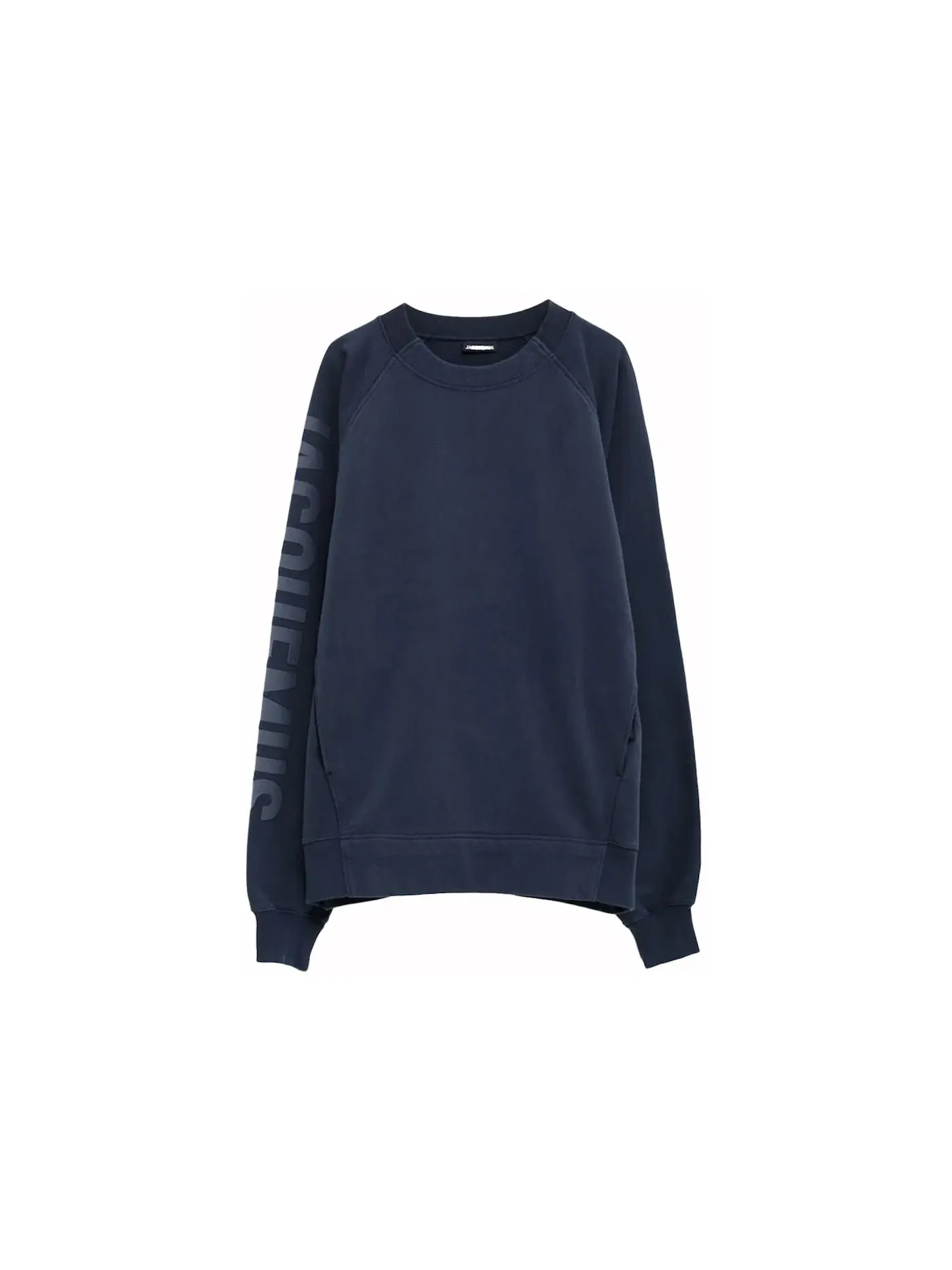 Мужской свитшот с принтом Sweatshirt Typo Jacquemus — изображение 1 из 2, темный темно-синий