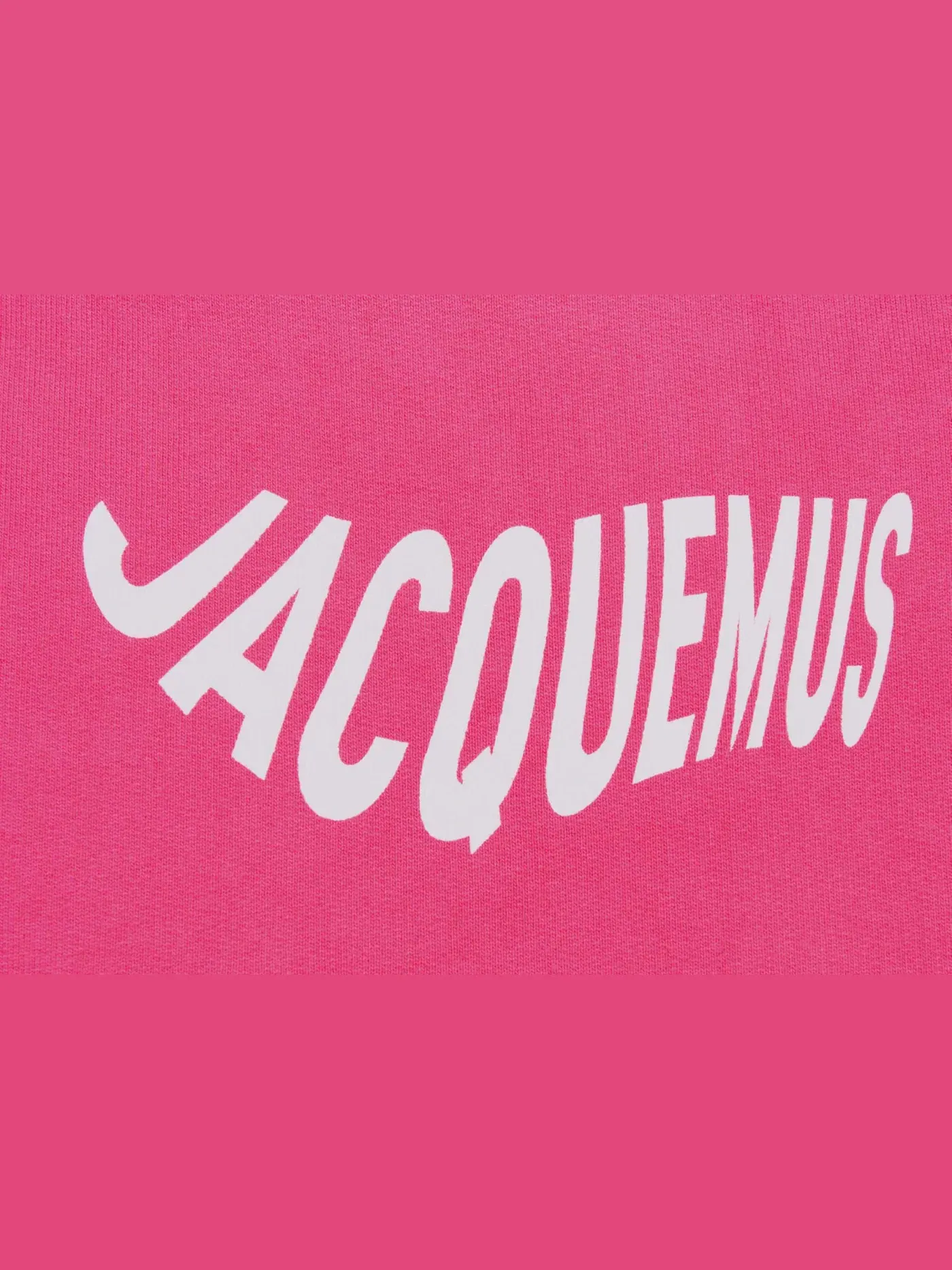 Мужская худи с принтом Vague Print Wave Logo Jacquemus — изображение 2 из 2, розовый