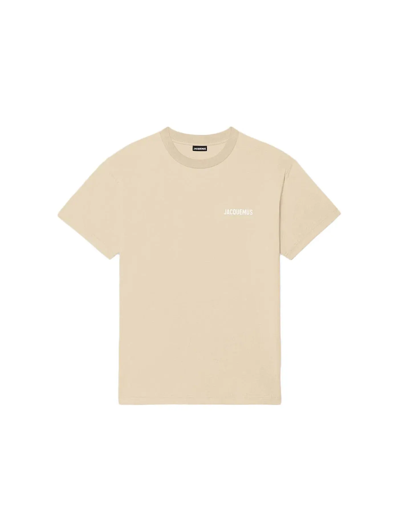 Мужская футболка с логотипом Jacquemus T-shirt — изображение 1 из 1, бежевый