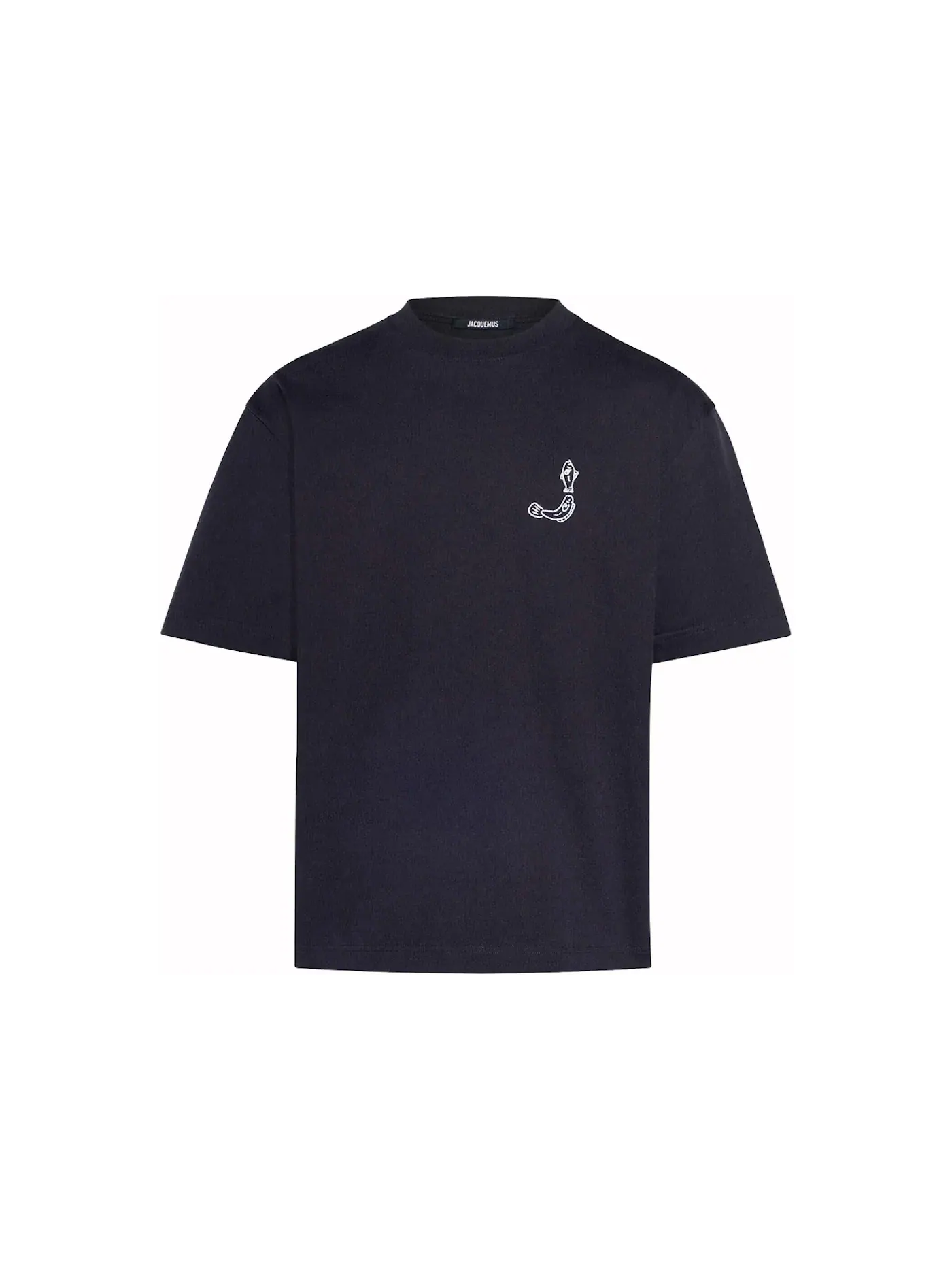 Мужская футболка с принтом T-Shirt Meru Jacquemus — изображение 1 из 2, темный темно-синий