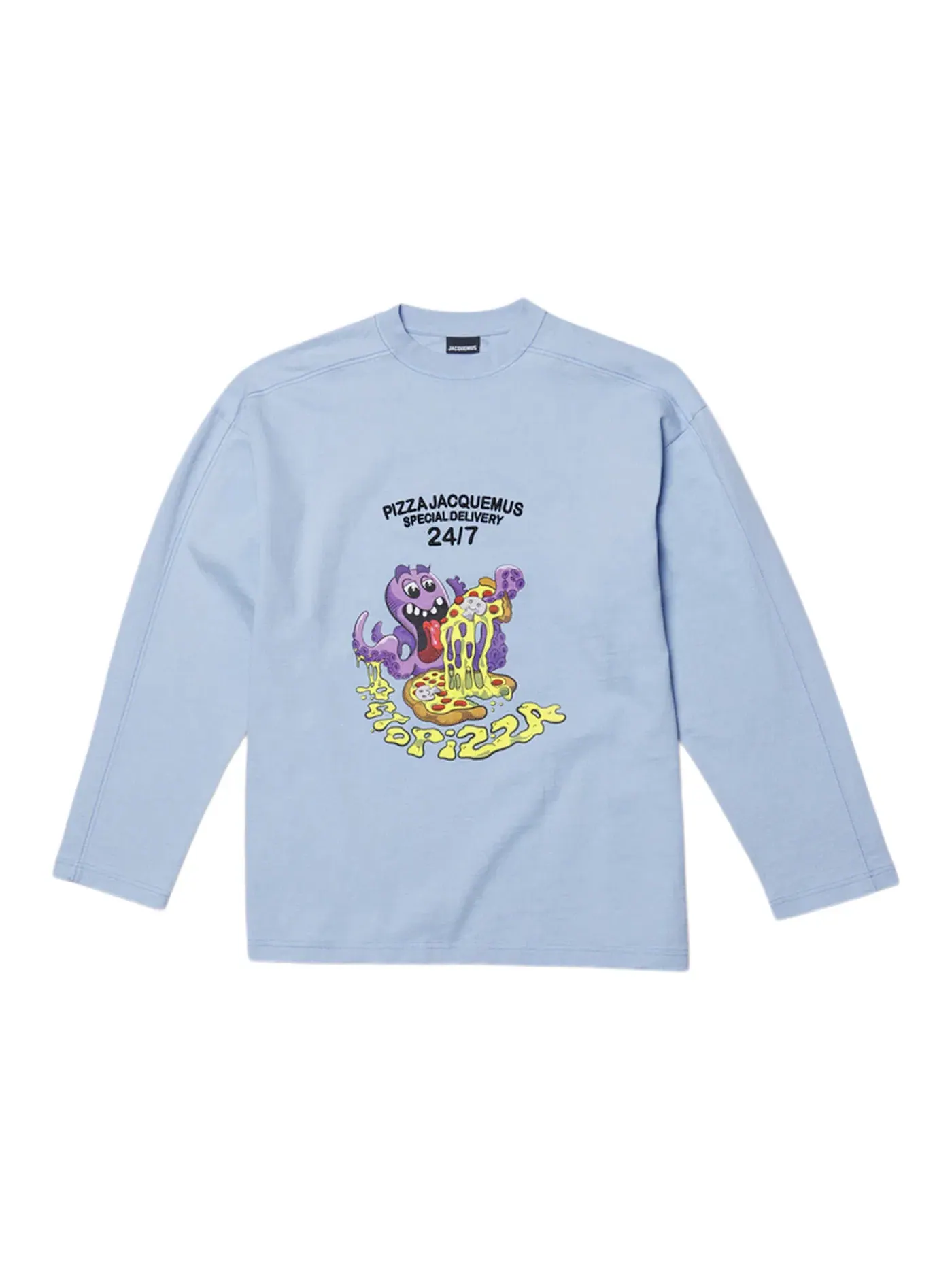 Мужская футболка с принтом T-Shirt Jacquemus — изображение 1 из 1, светлый синий