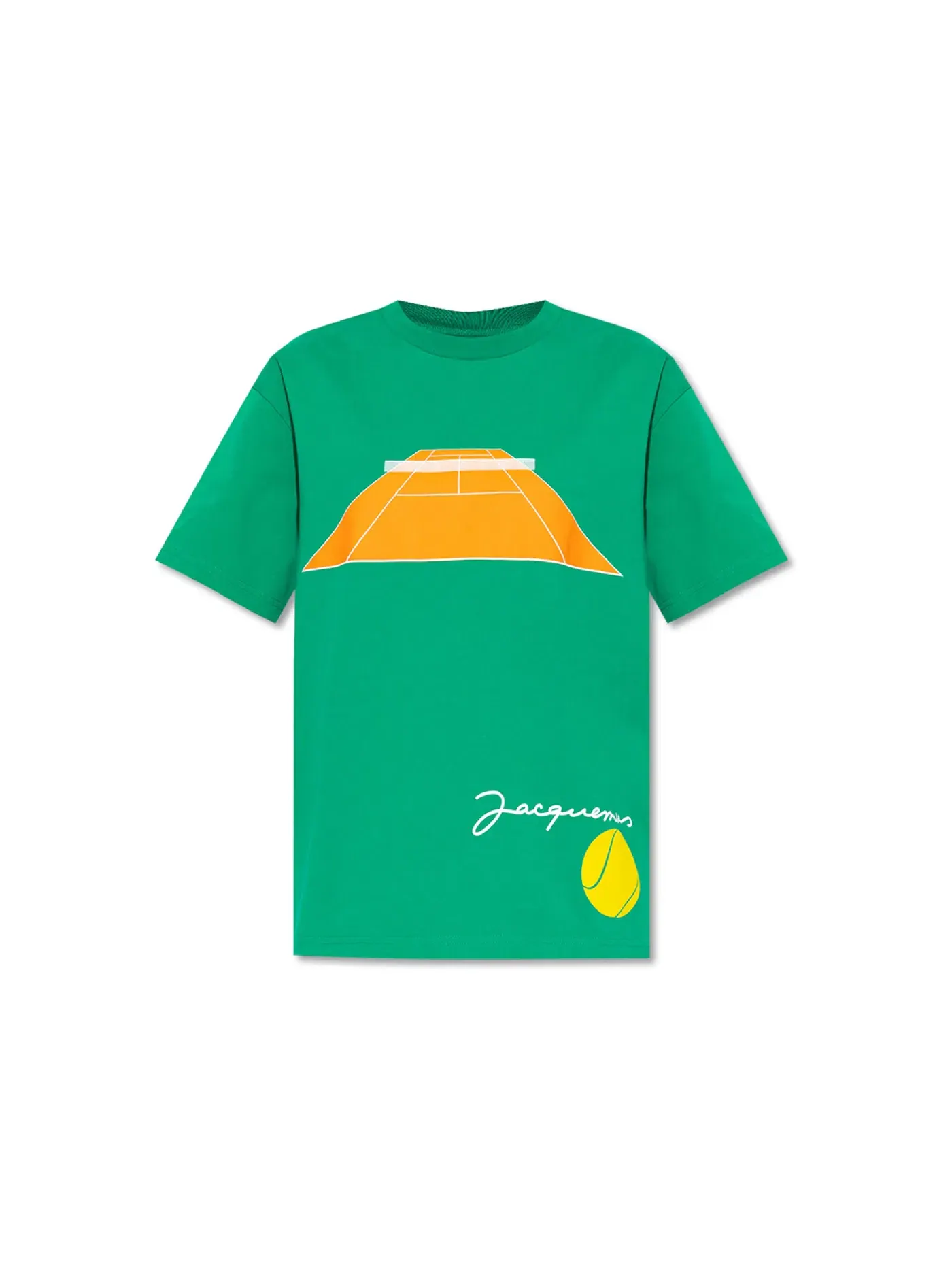 Мужская футболка с принтом T-Shirt Jacquemus — изображение 1 из 1, зеленый