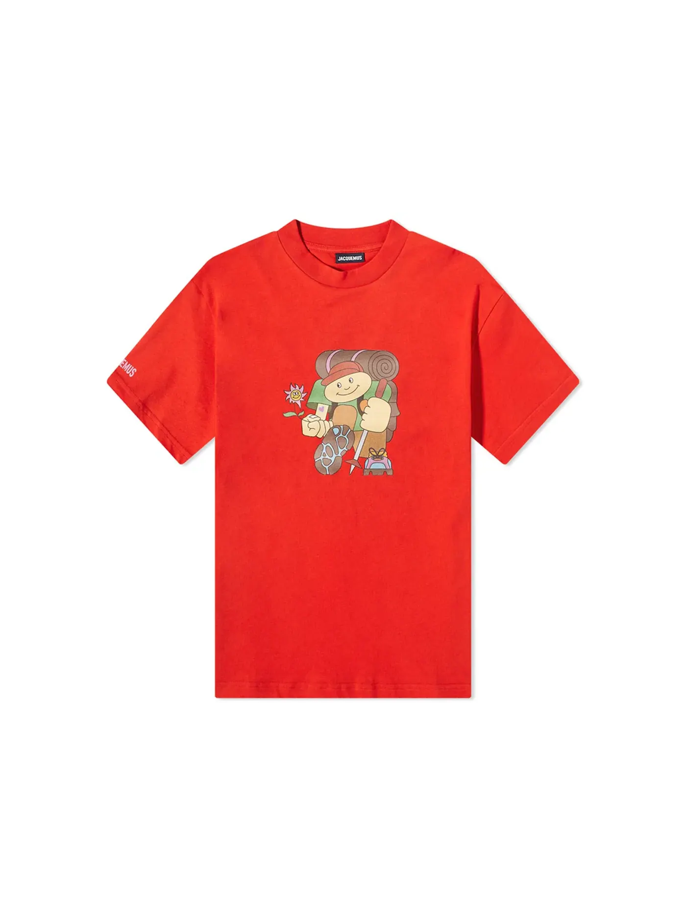 Мужская футболка с принтом T-Shirt Jacquemus — изображение 1 из 1, красный